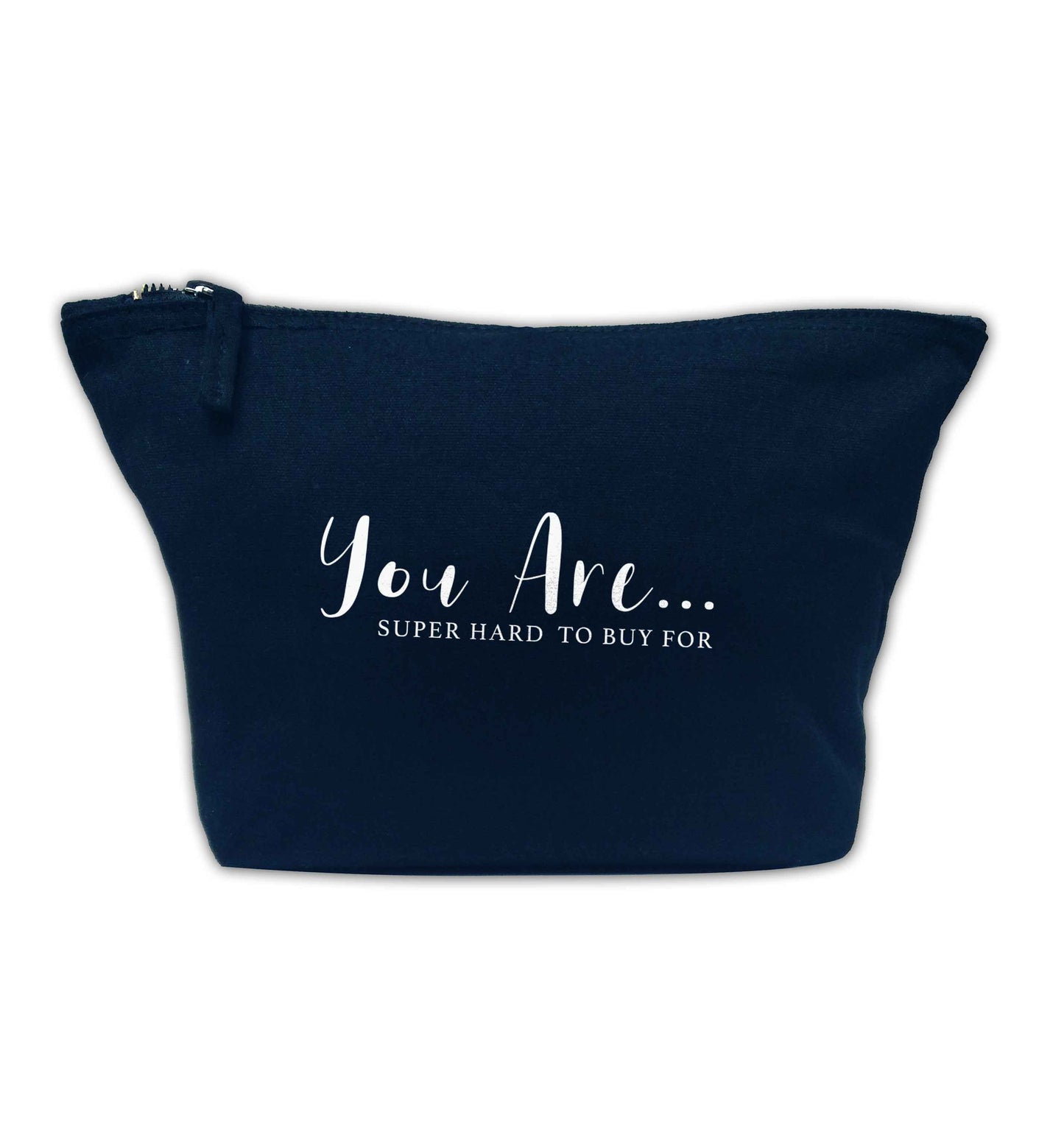 You are super hard to buy for navy makeup bag