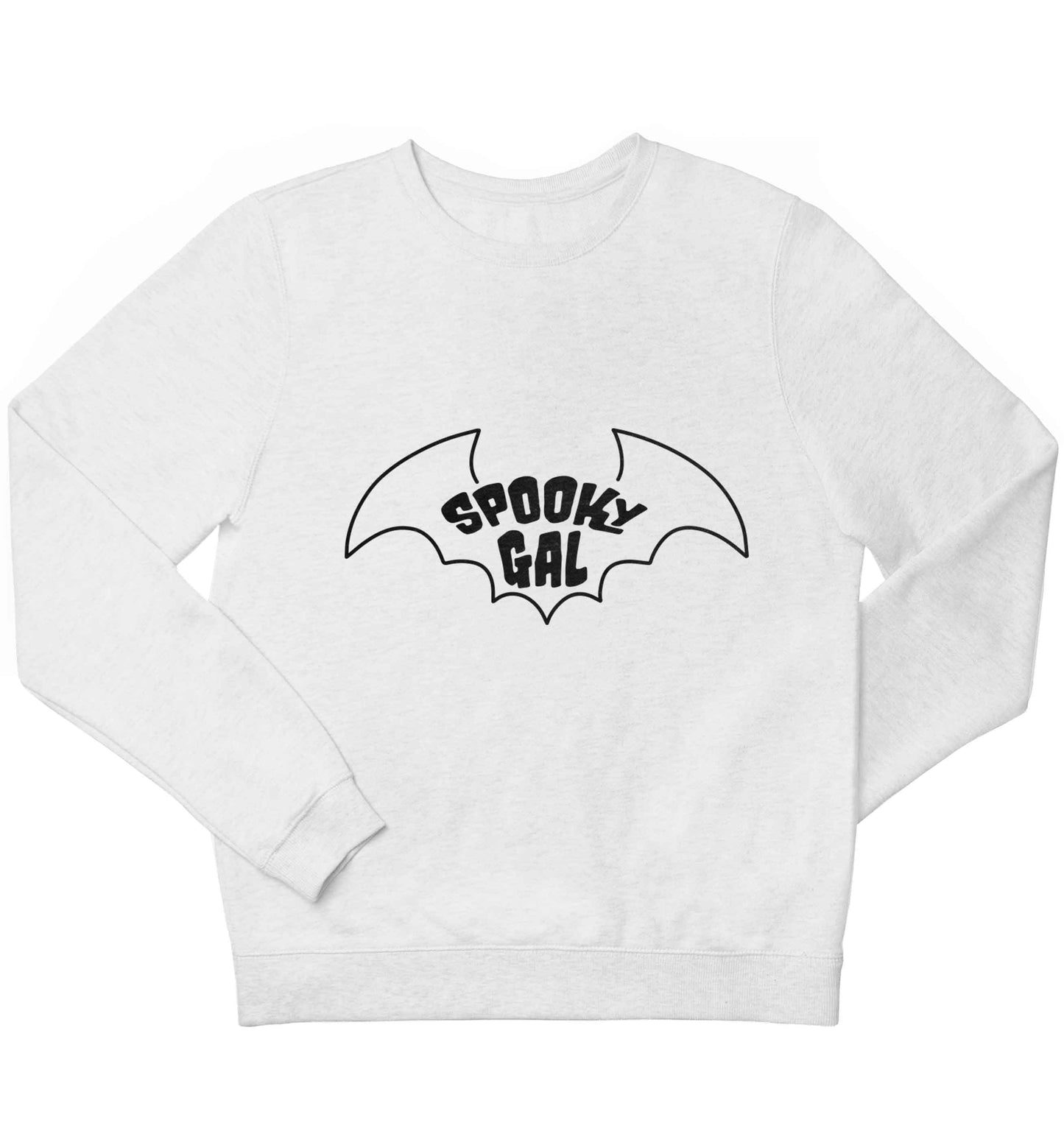 Spooky gal Kit children's white sweater 12-13 Years