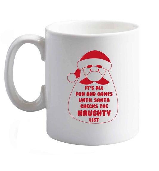 10 oz Favourite Type Pan Pancake ceramic mug right handed