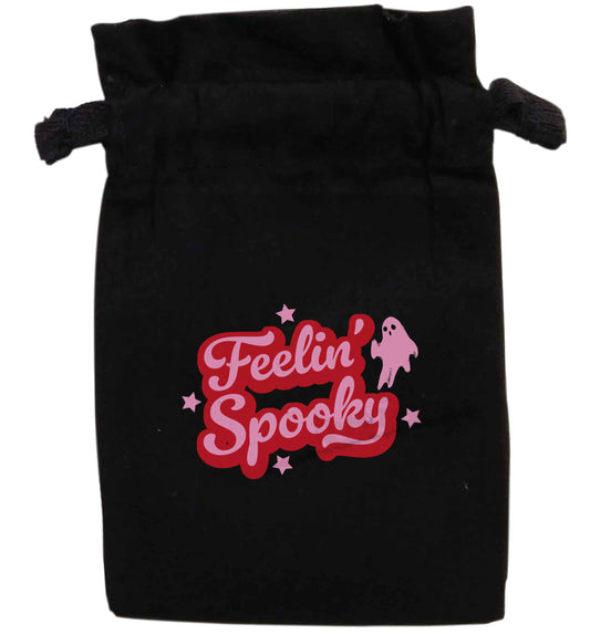 Feelin' Spooky |  XS - L | Pouch / Drawstring bag / Sack | Organic Cotton | Bulk discounts available!