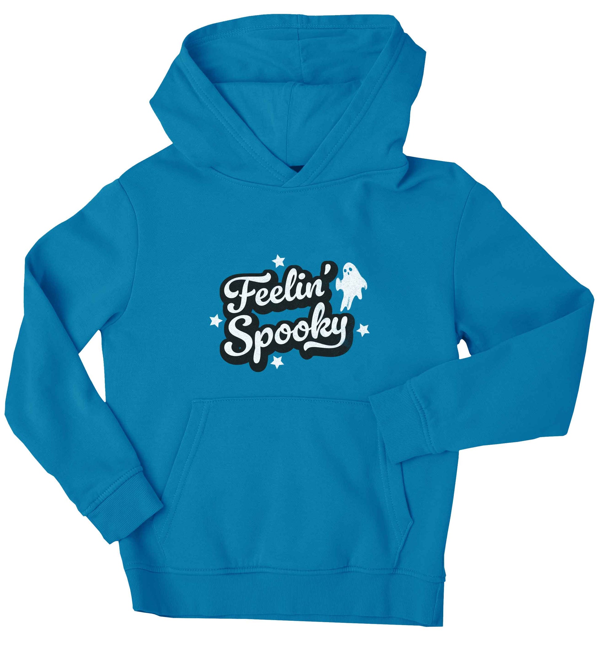 Feelin' Spooky Kit children's blue hoodie 12-13 Years