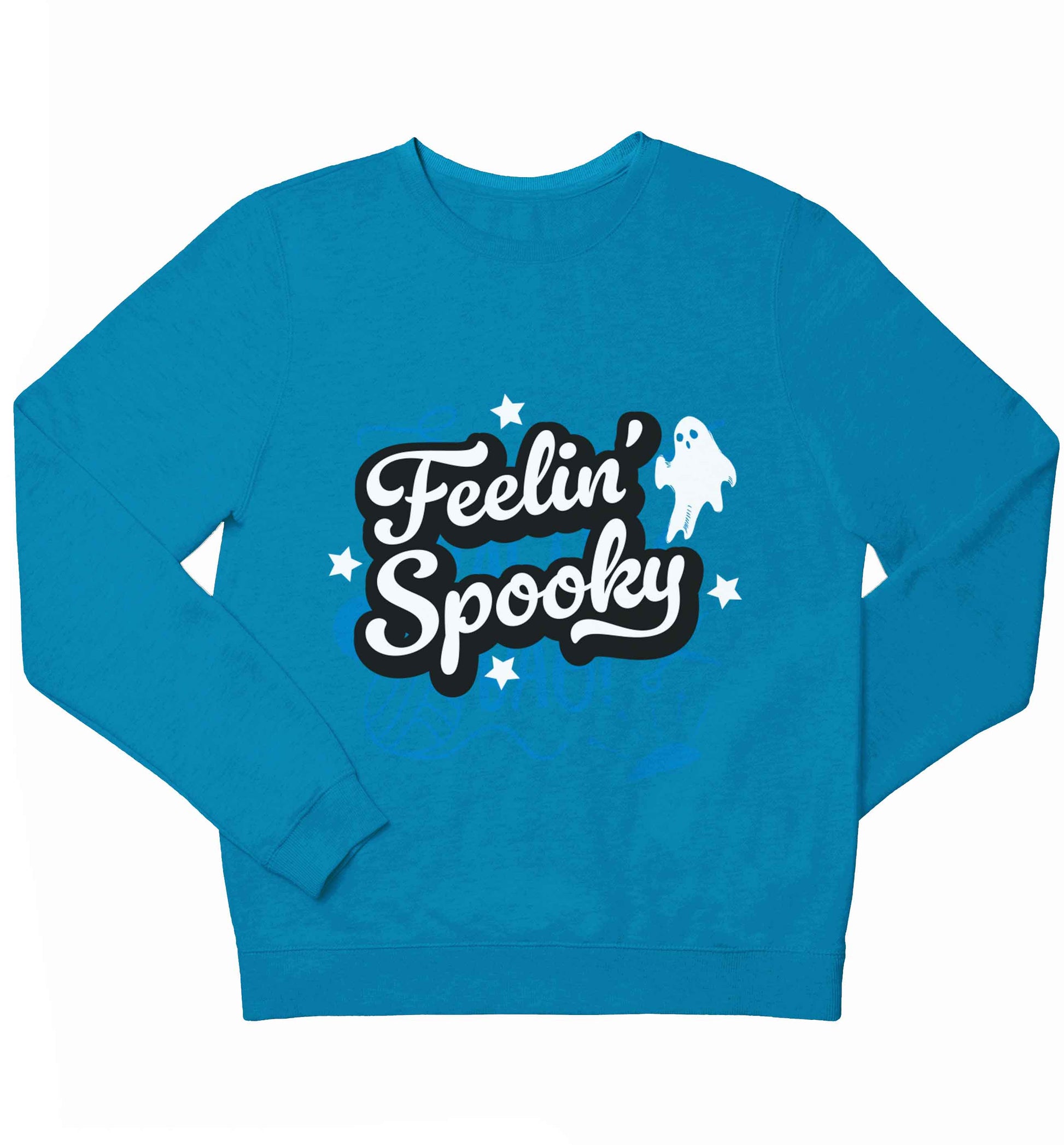 Feelin' Spooky Kit children's blue sweater 12-13 Years