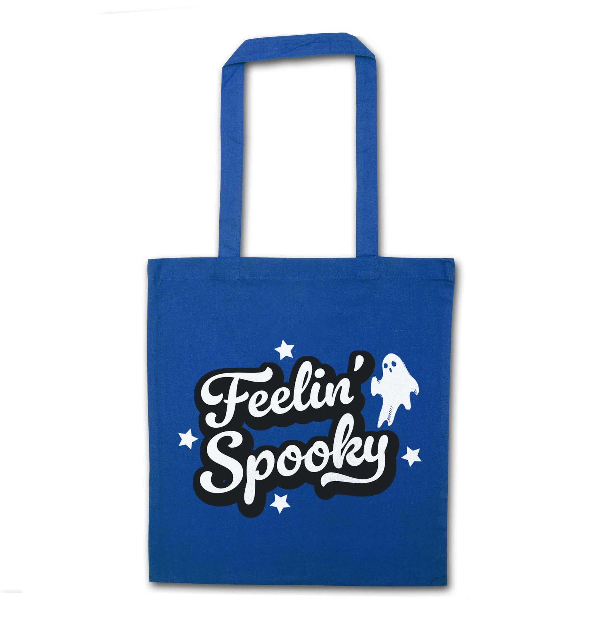 Feelin' Spooky Kit blue tote bag