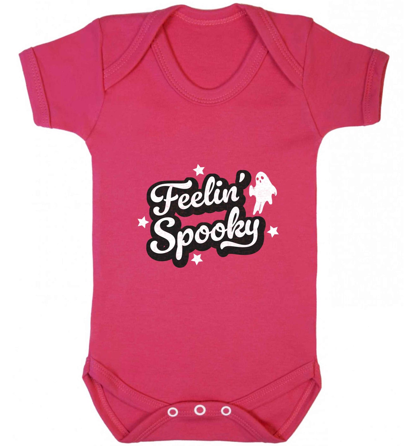Feelin' Spooky Kit baby vest dark pink 18-24 months