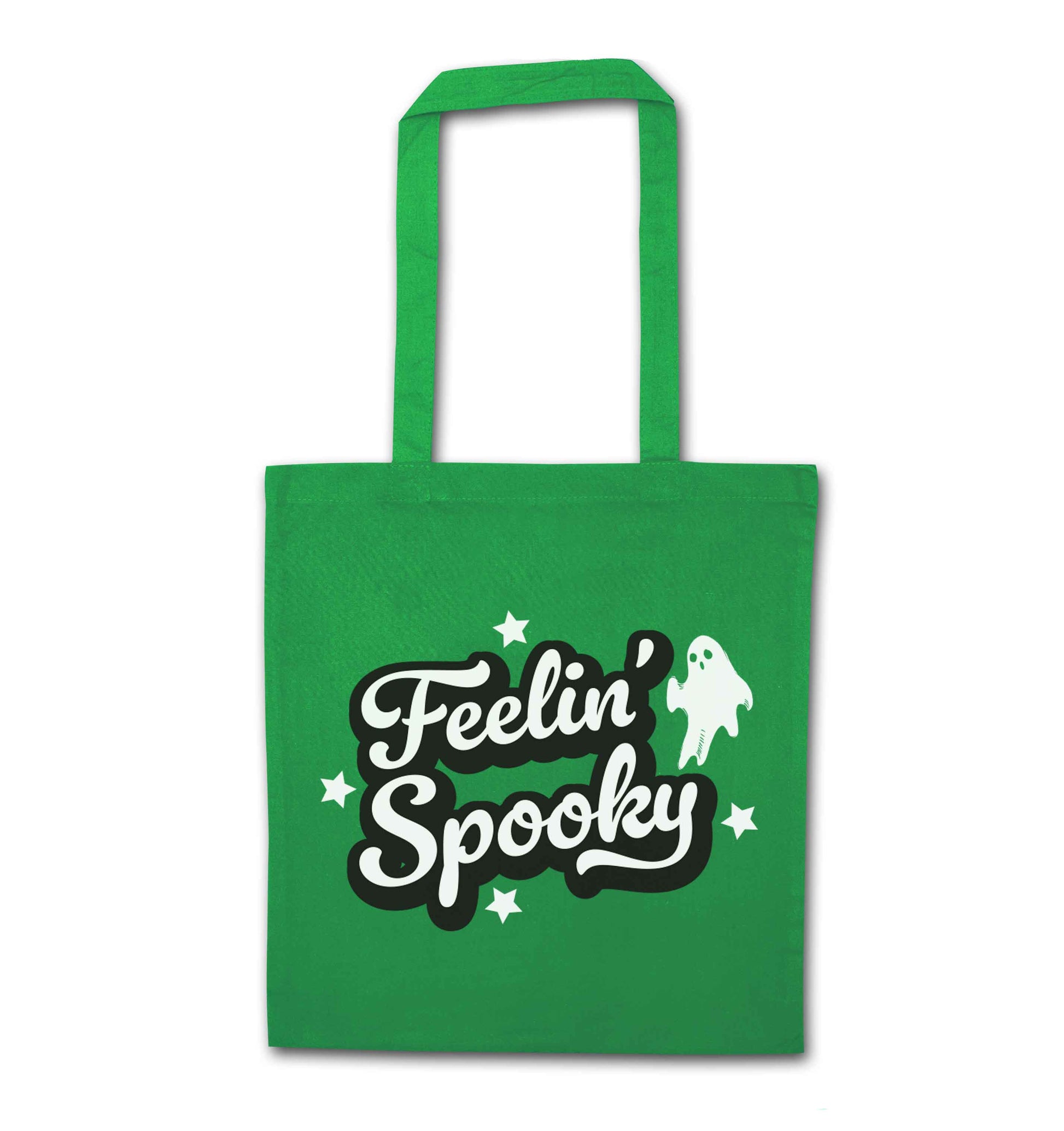 Feelin' Spooky Kit green tote bag