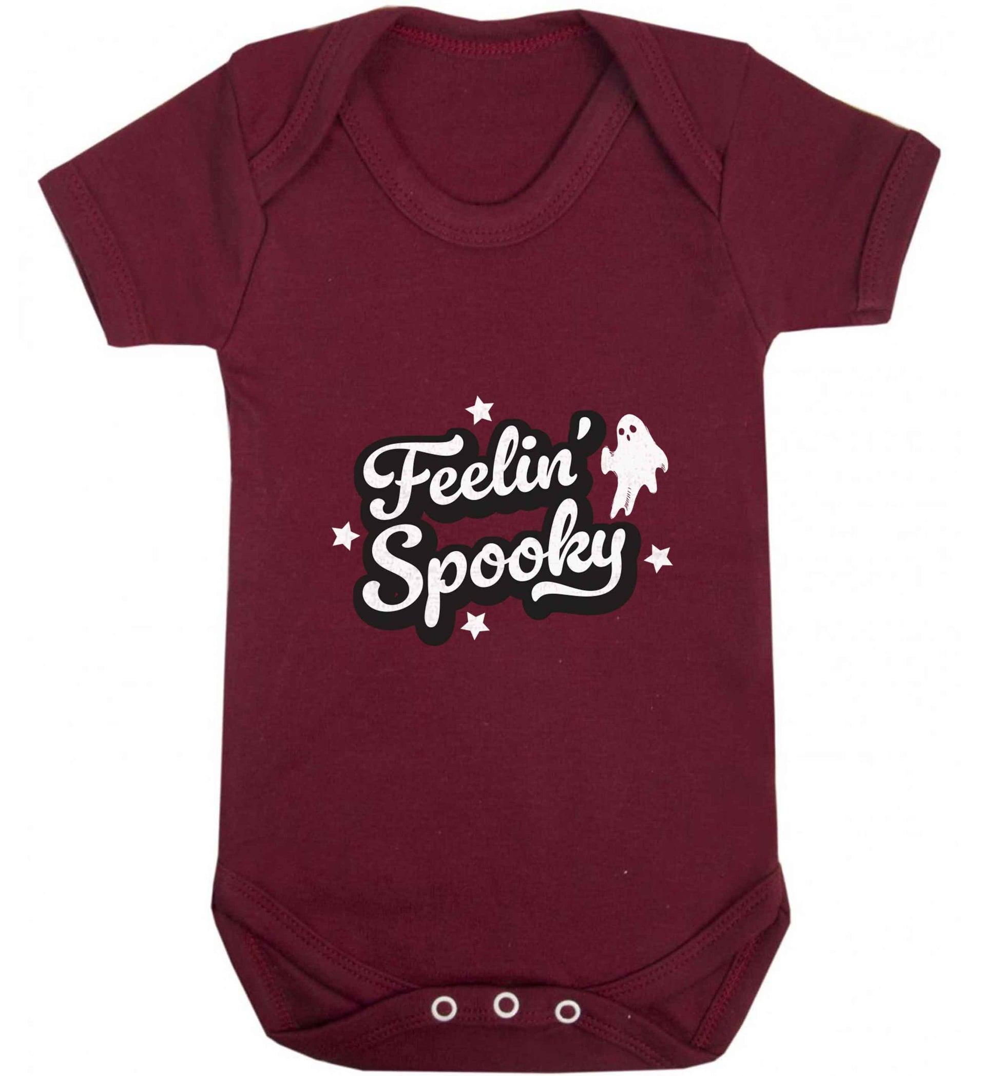 Feelin' Spooky Kit baby vest maroon 18-24 months