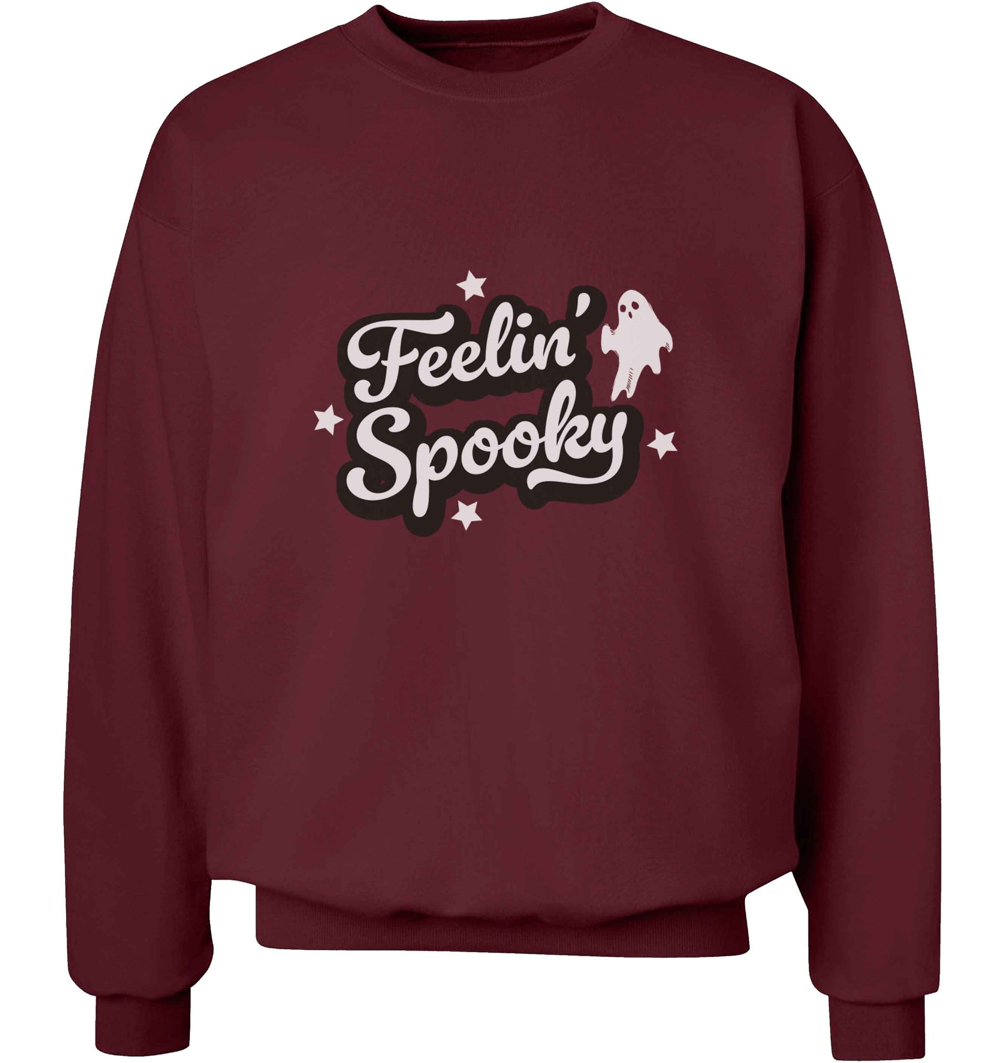 Feelin' Spooky Kit adult's unisex maroon sweater 2XL