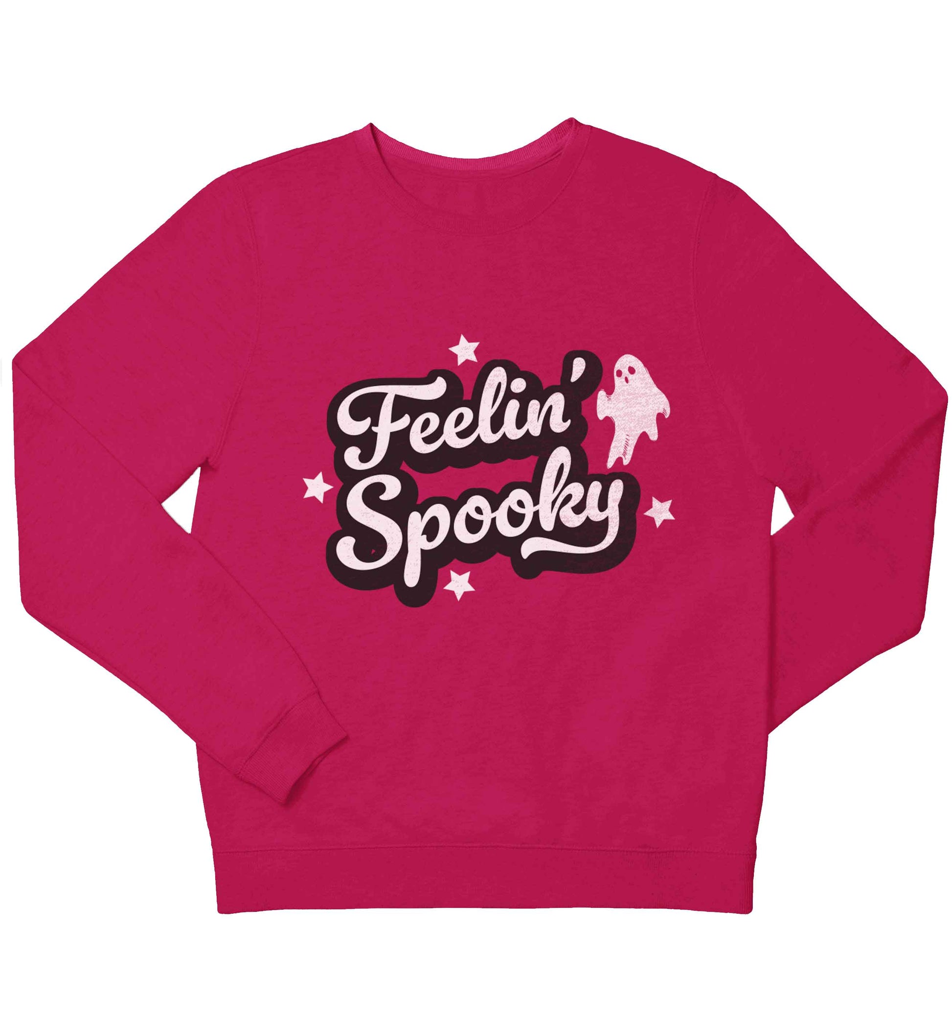 Feelin' Spooky Kit children's pink sweater 12-13 Years