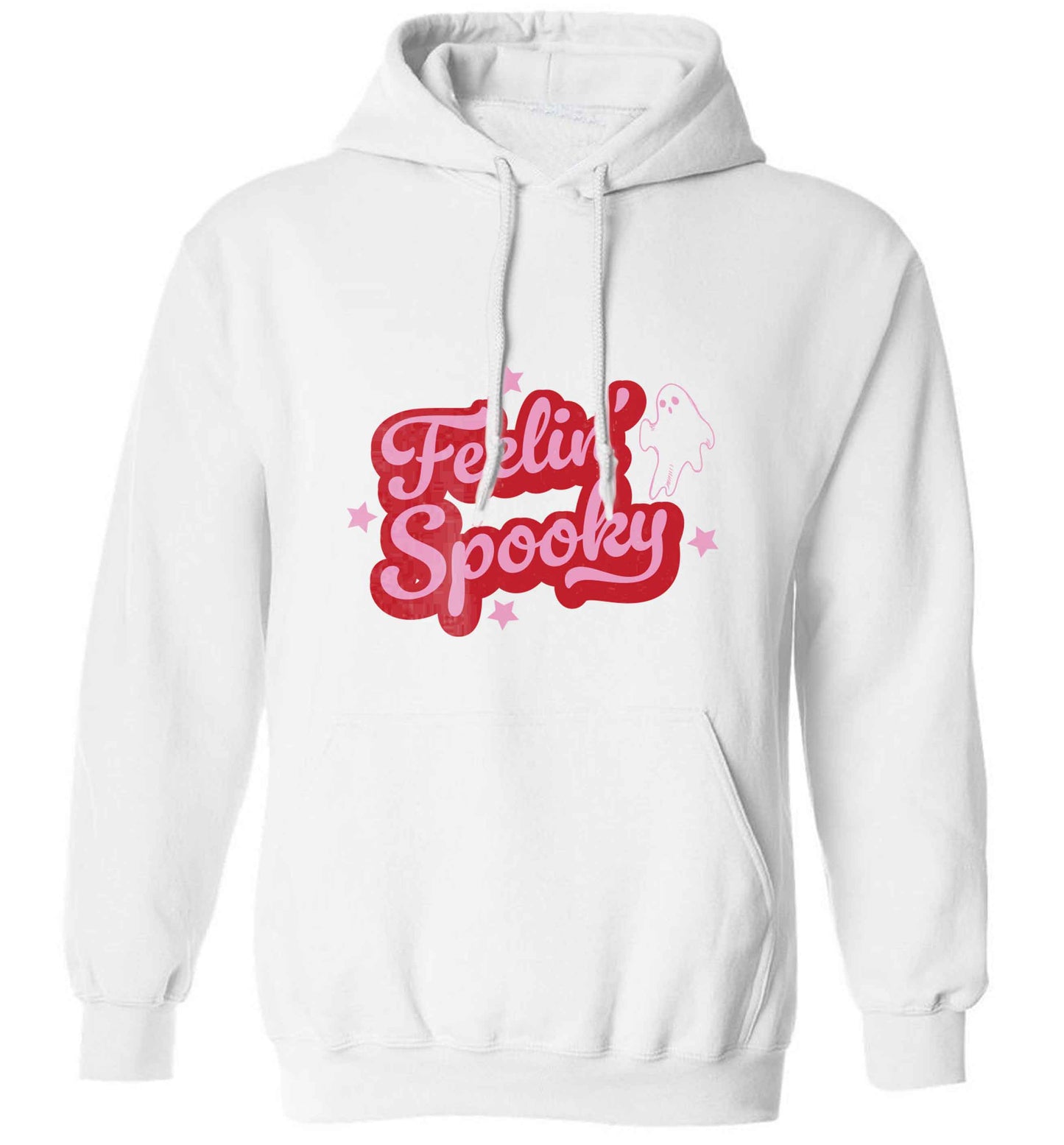 Feelin' Spooky Kit adults unisex white hoodie 2XL