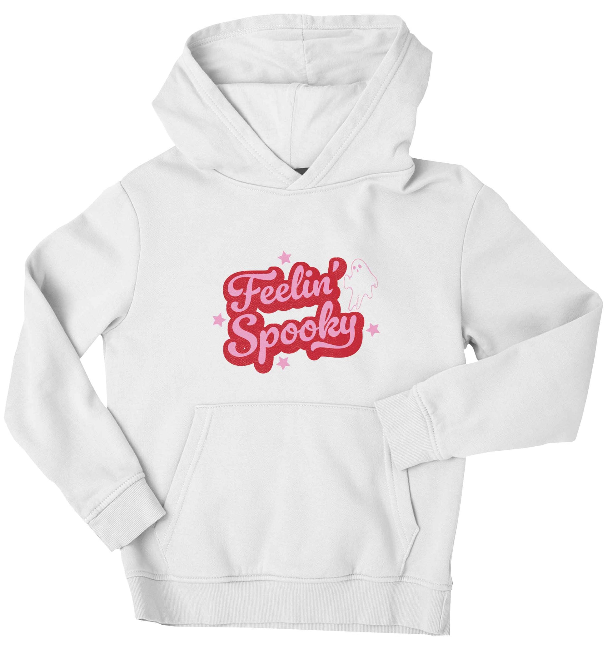 Feelin' Spooky Kit children's white hoodie 12-13 Years