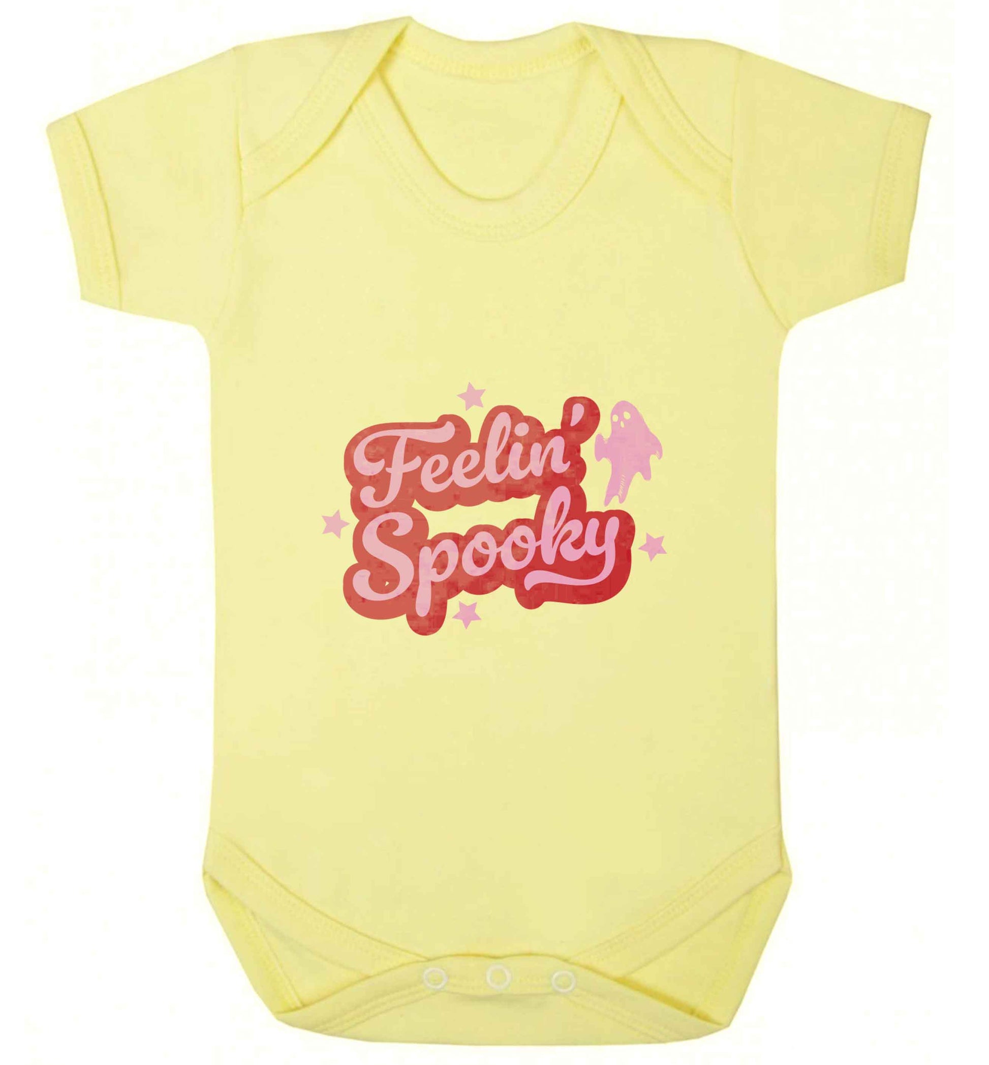 Feelin' Spooky Kit baby vest pale yellow 18-24 months