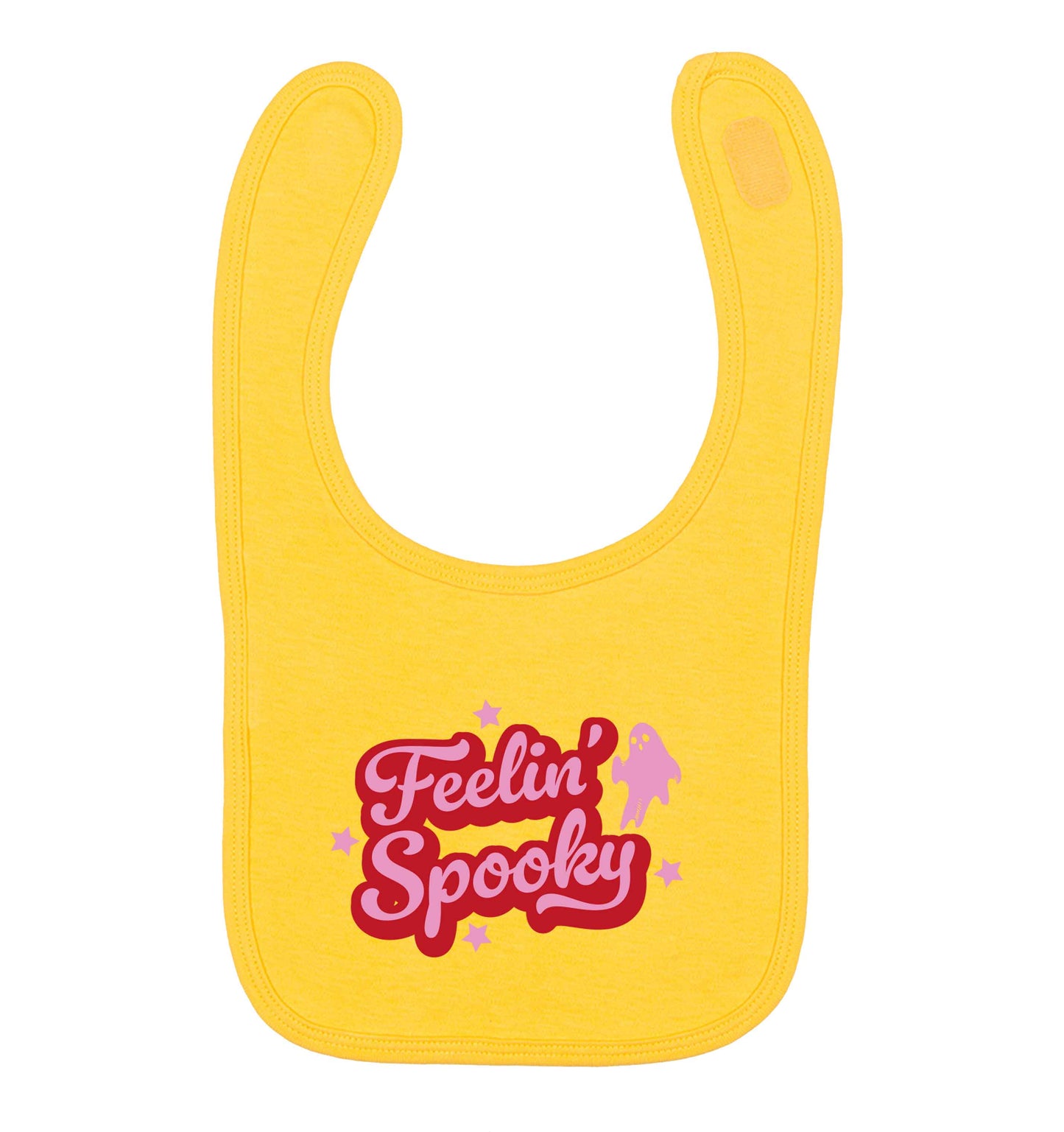 Feelin' Spooky Kit yellow baby bib
