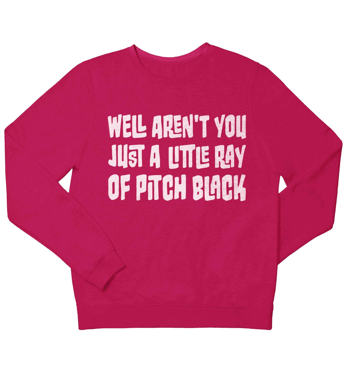 Well aren't you just a little ray of pitch black Kit children's pink sweater 12-13 Years