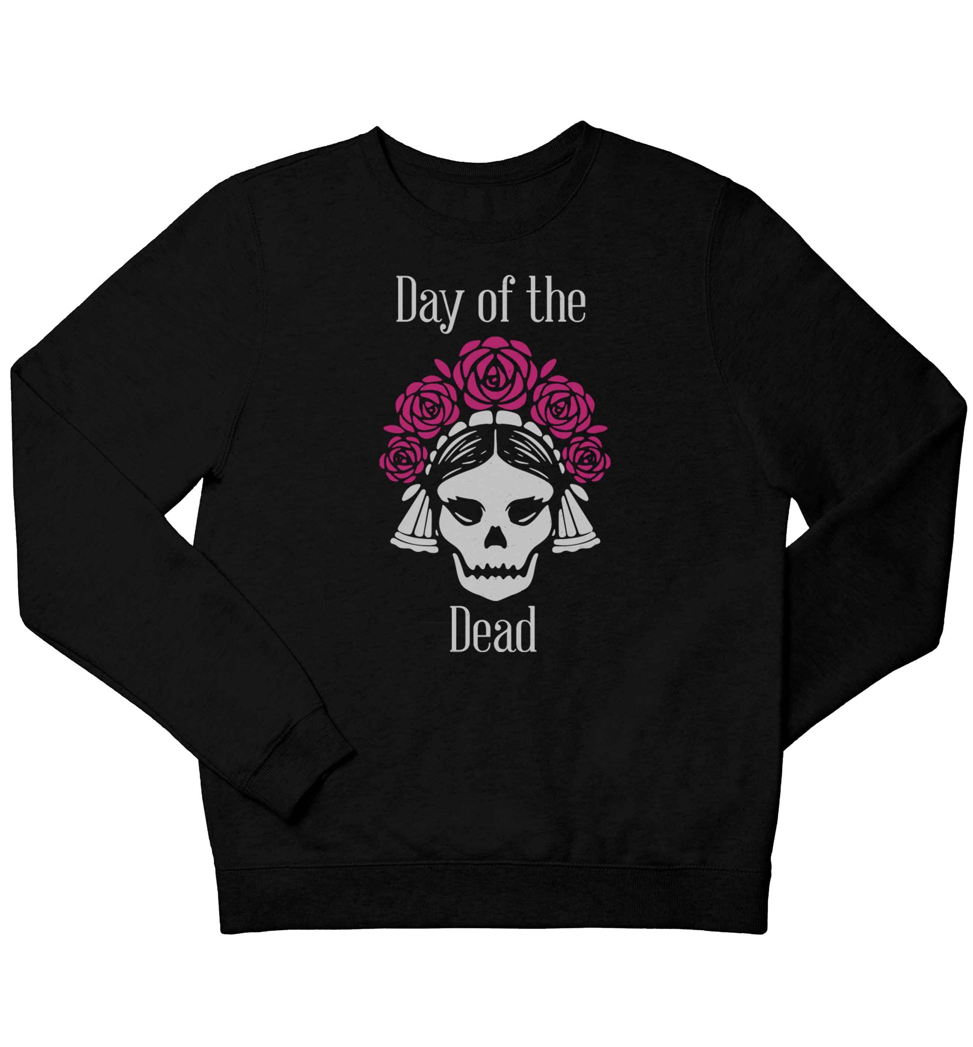 Day of the dead children's black sweater 12-13 Years