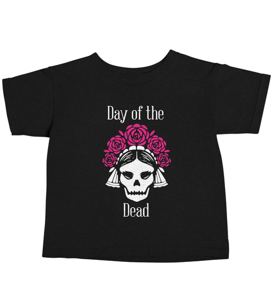 Day of the dead Black baby toddler Tshirt 2 years