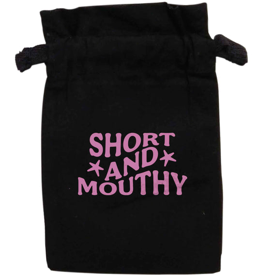 Short and mouthy  |  XS - L | Pouch / Drawstring bag / Sack | Organic Cotton | Bulk discounts available!