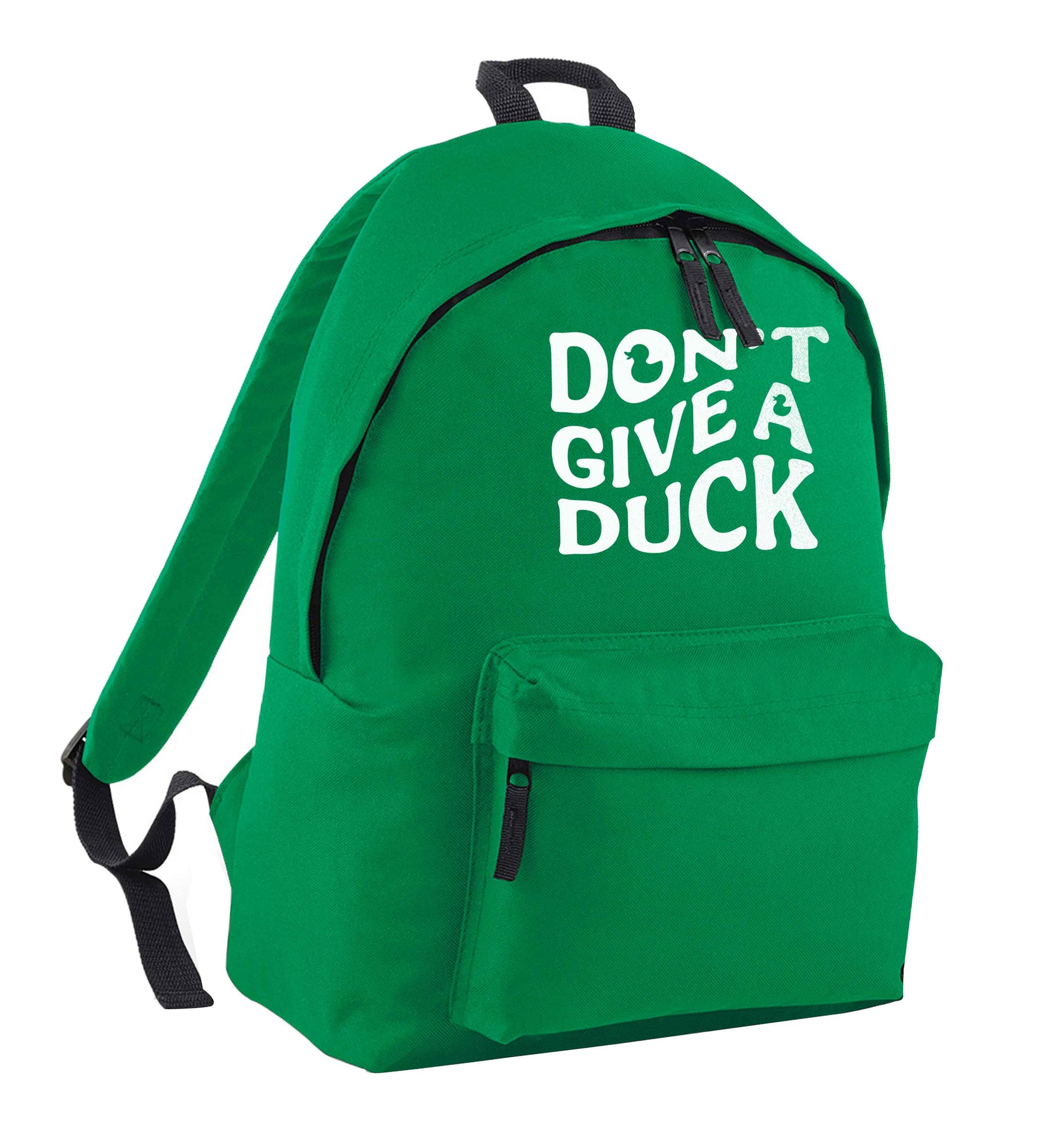 Don't give a duck green adults backpack