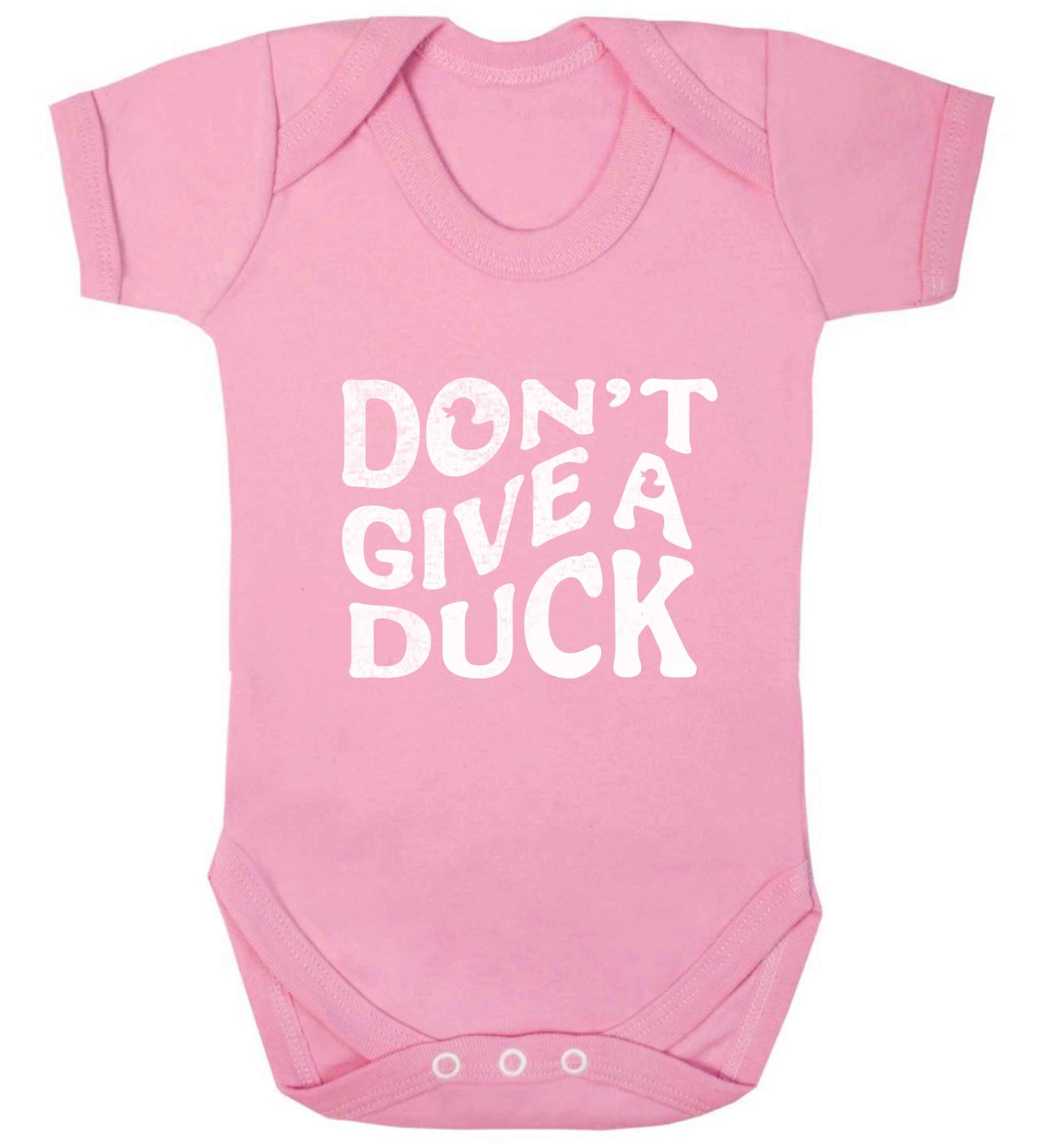 Don't give a duck baby vest pale pink 18-24 months