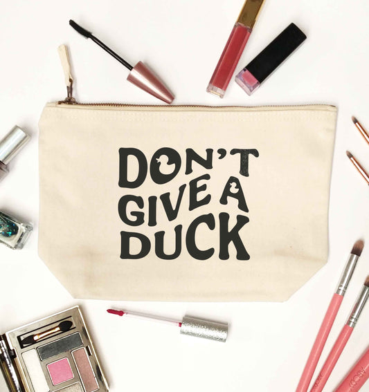 Don't give a duck natural makeup bag
