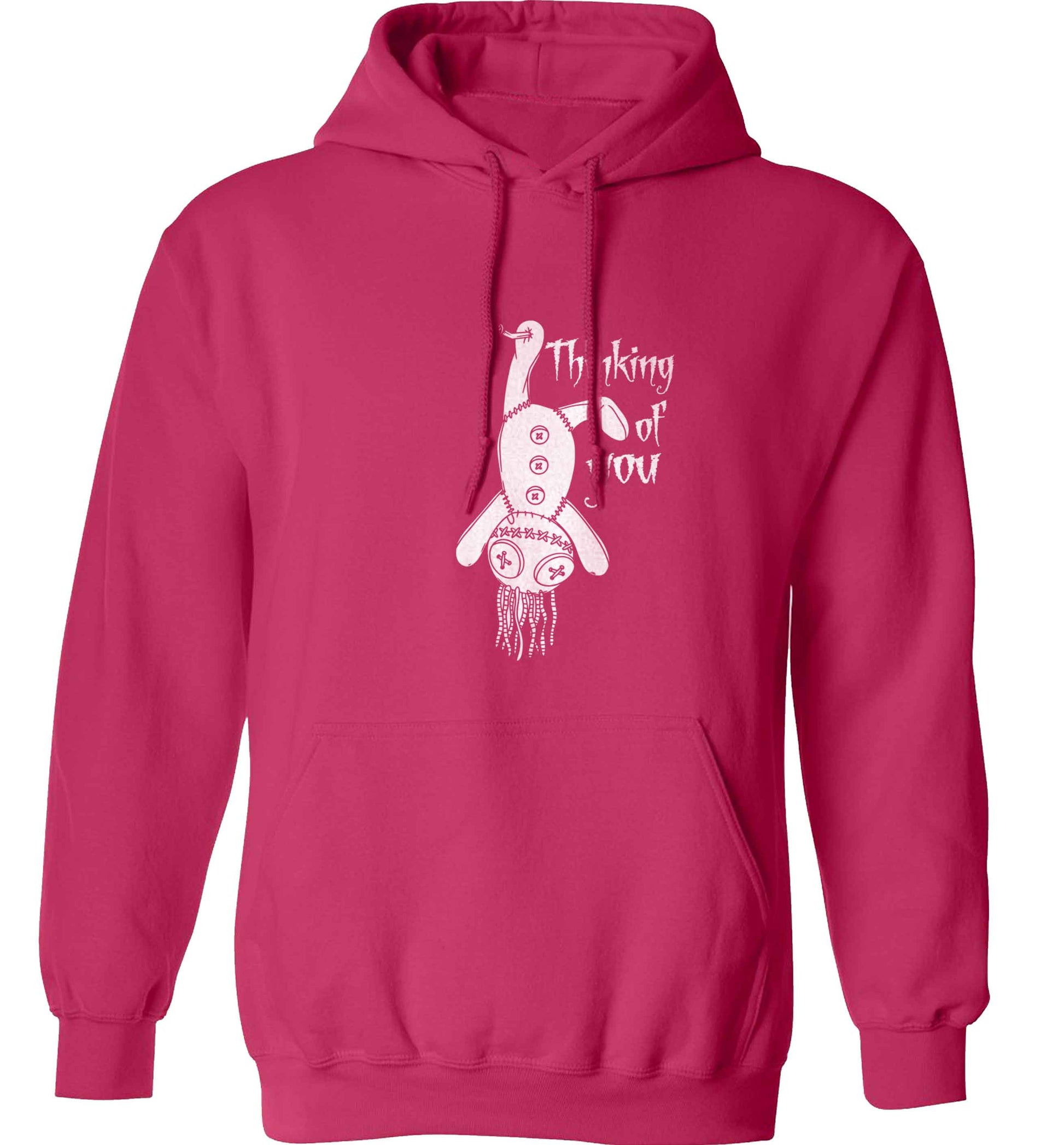 Thinking of you adults unisex pink hoodie 2XL