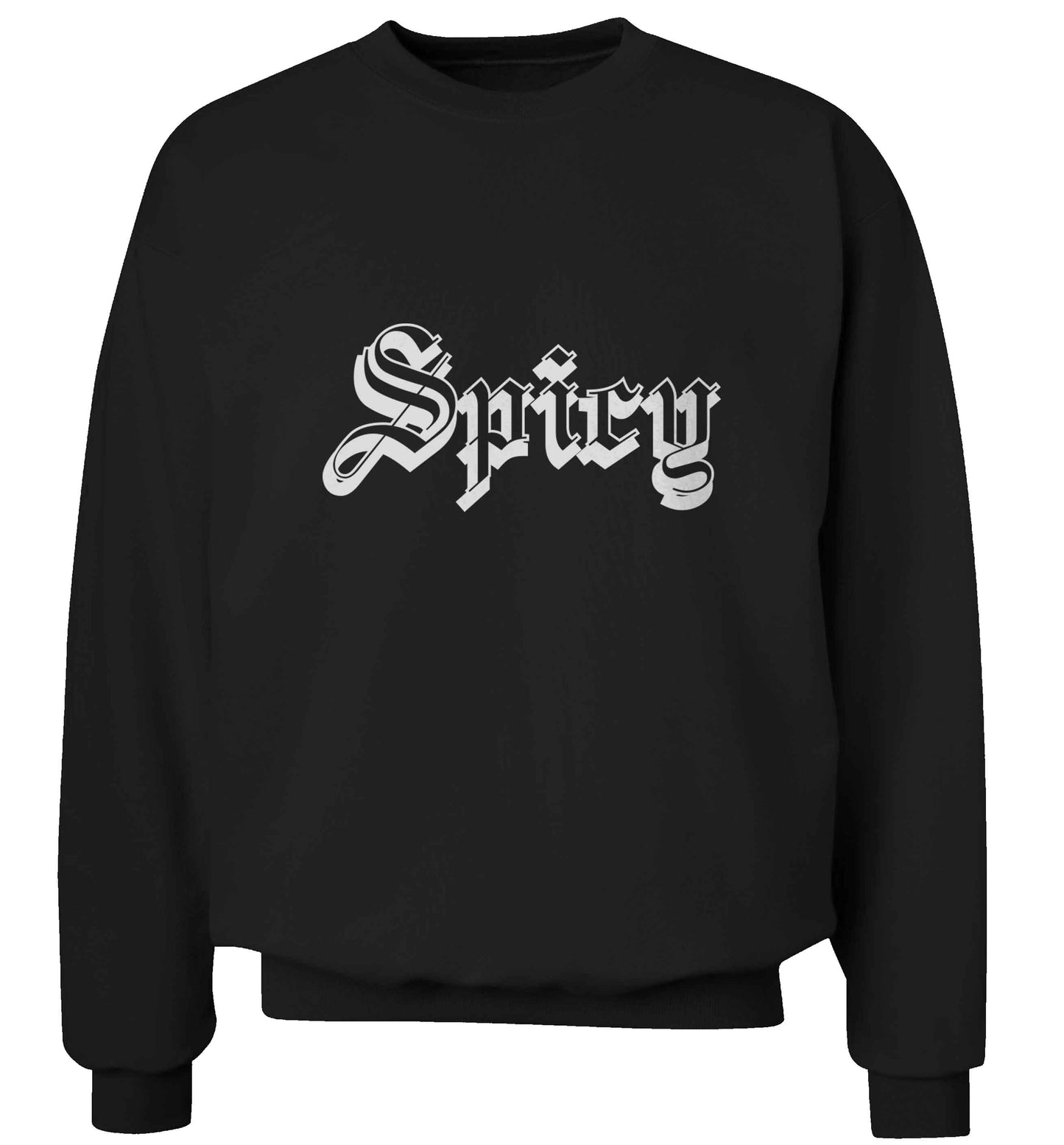Spicy adult's unisex black sweater 2XL