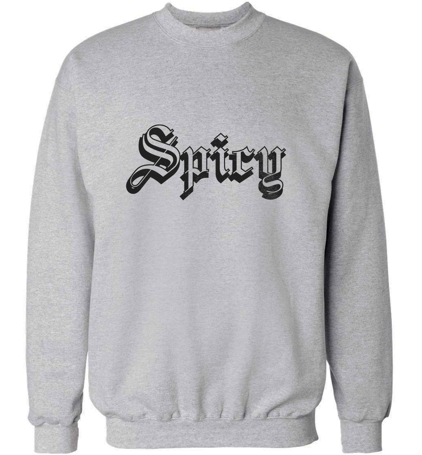 Spicy adult's unisex grey sweater 2XL
