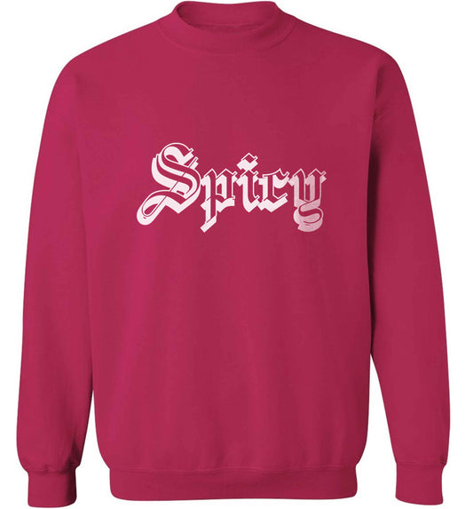 Spicy adult's unisex pink sweater 2XL