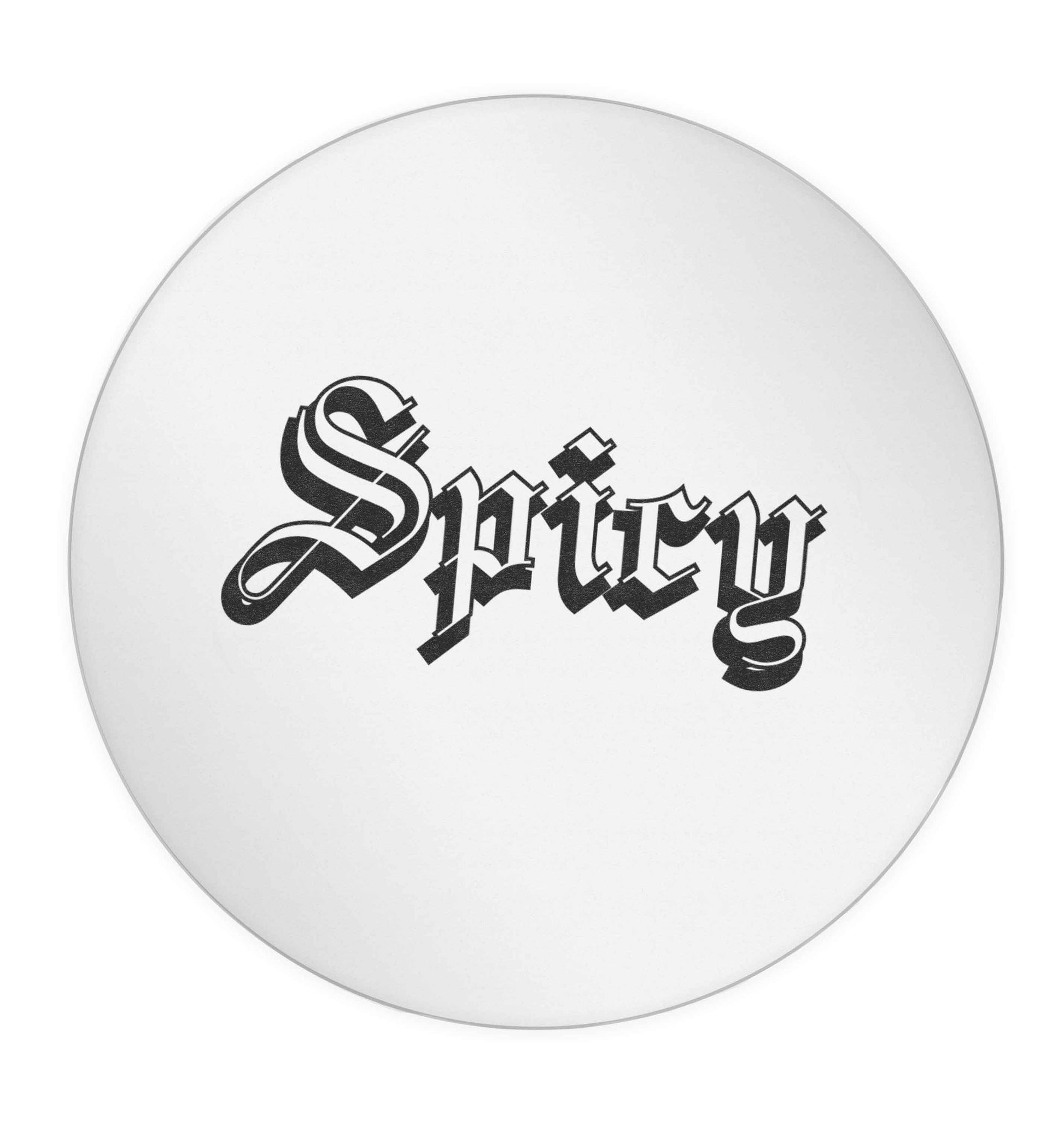 Spicy 24 @ 45mm matt circle stickers
