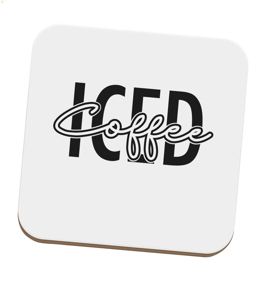 Iced Coffee set of four coasters
