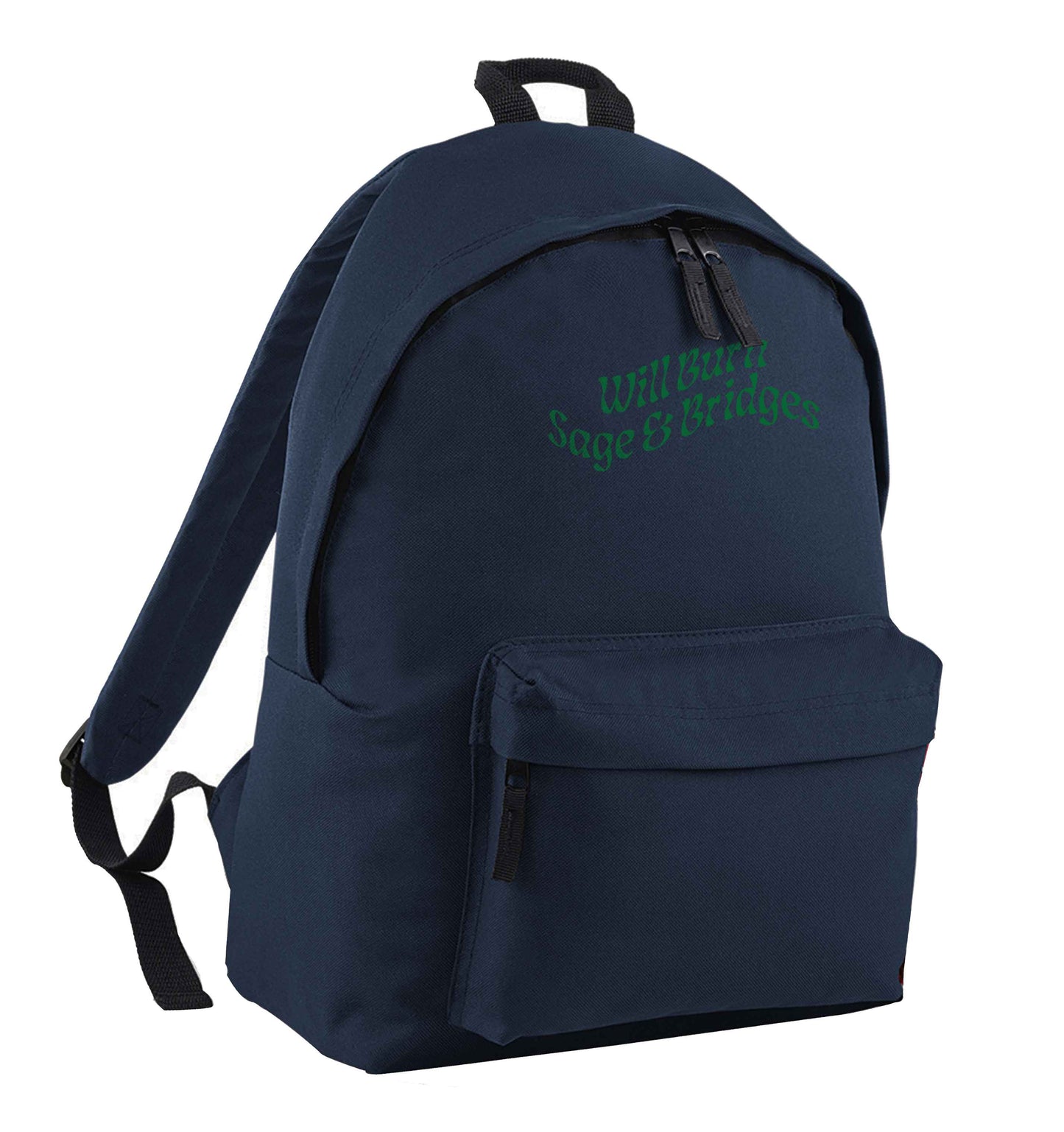 Will burn bridges and sage navy adults backpack