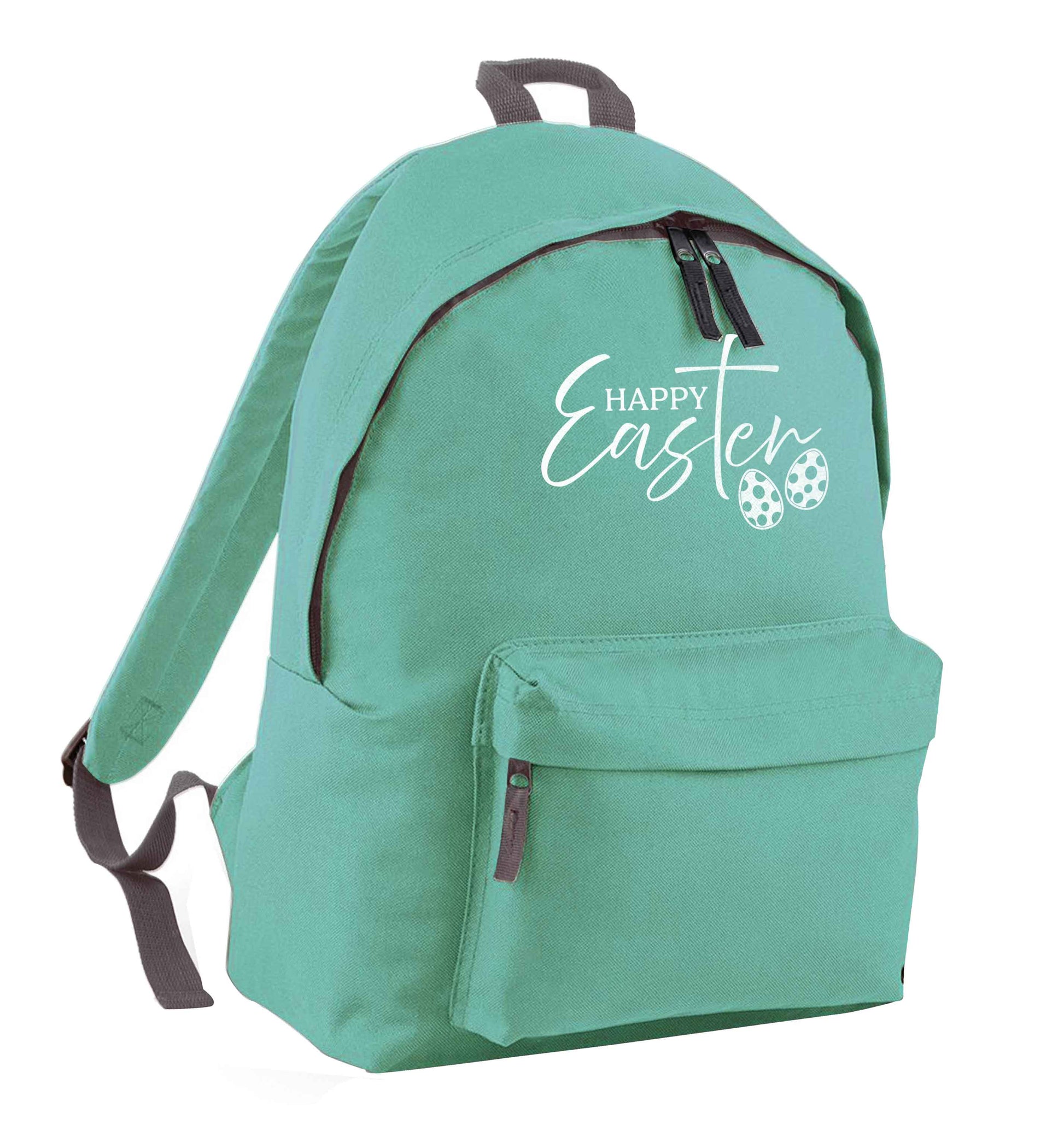 Happy Easter mint adults backpack