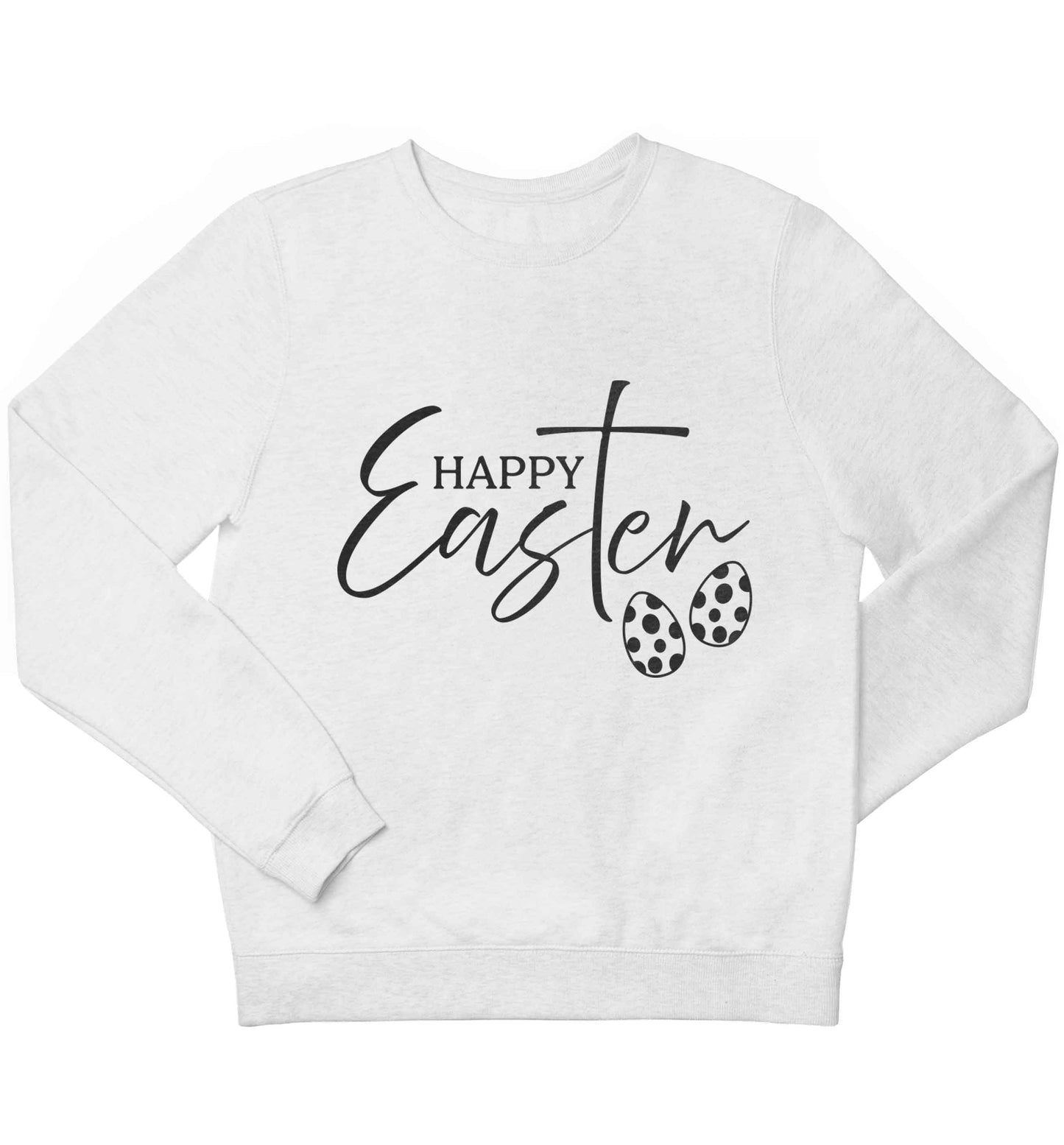 Happy Easter children's white sweater 12-13 Years