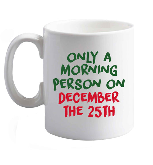 10 oz Favourite Type Pan Pancake ceramic mug right handed