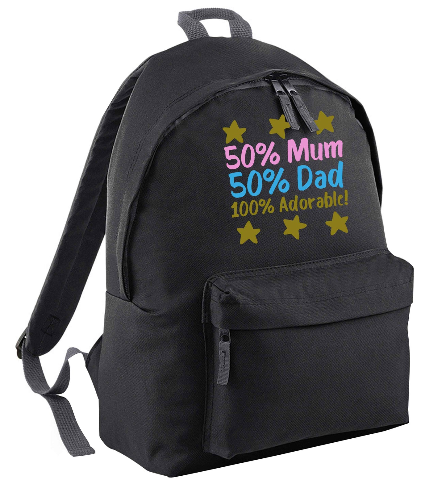 50% mum 50% dad 100% adorable | Adults backpack