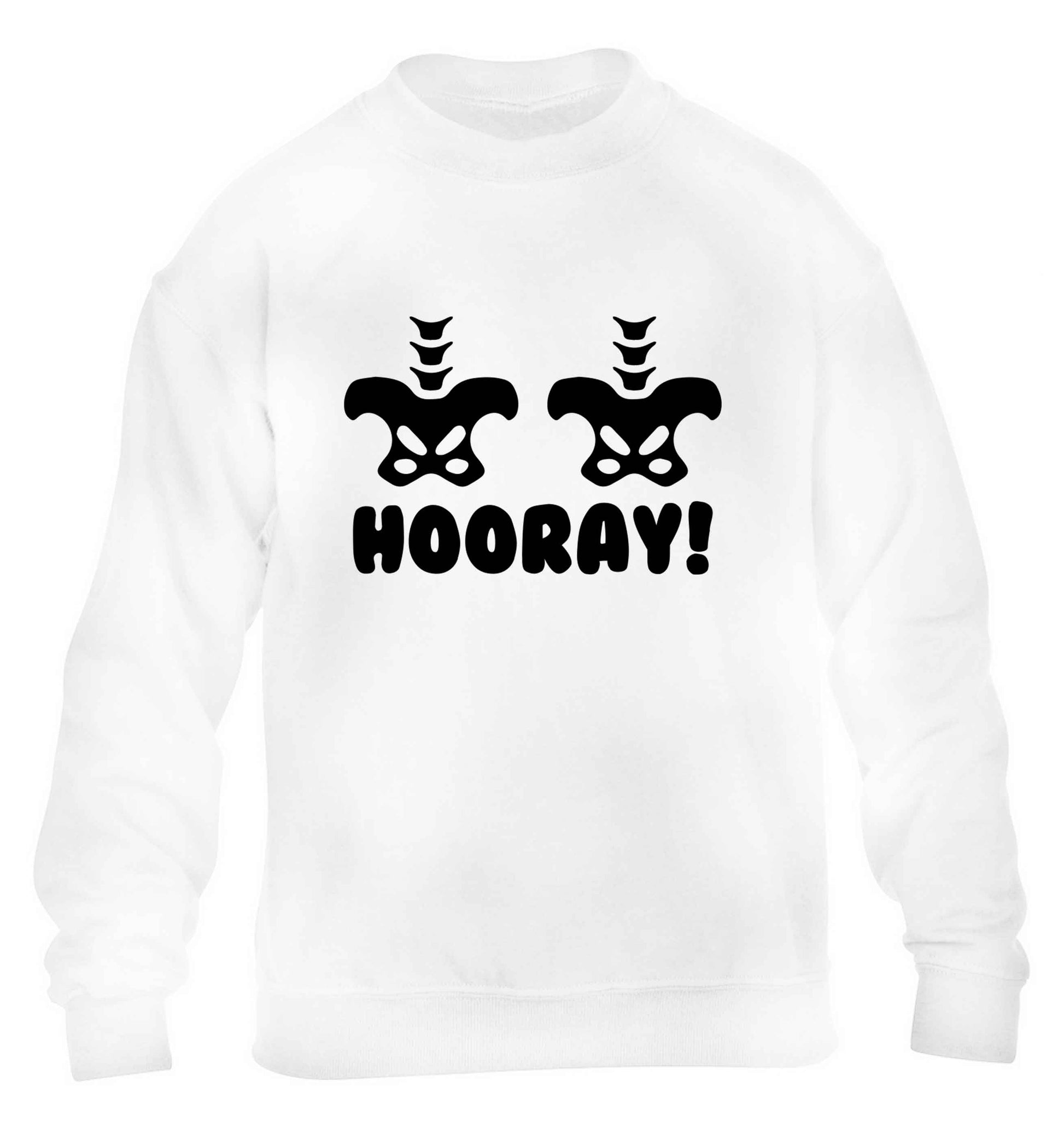 Hip Hip Hooray! children's white sweater 12-13 Years