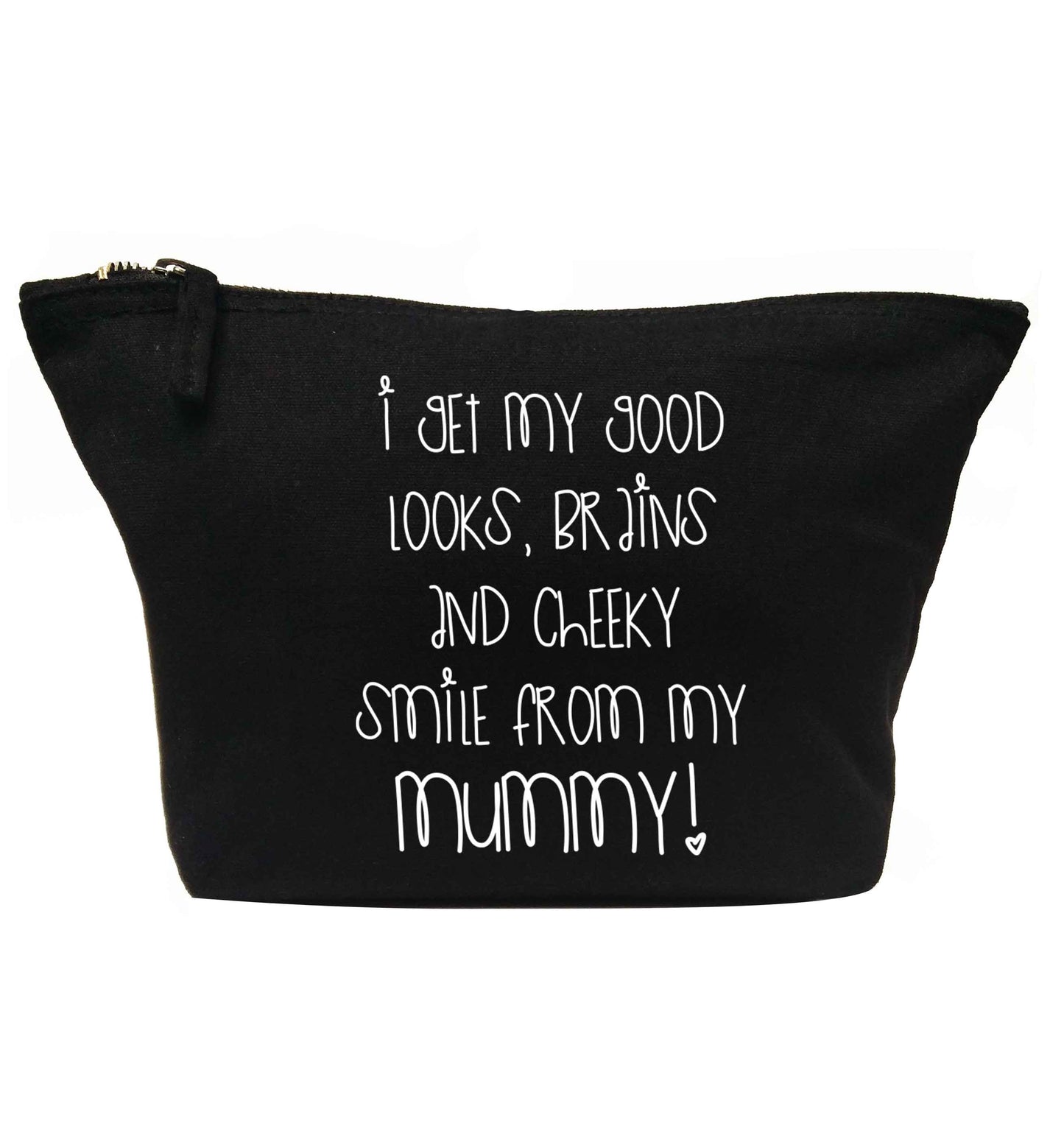 I get my good looks, brains and cheeky smile from my mummy | Makeup / wash bag