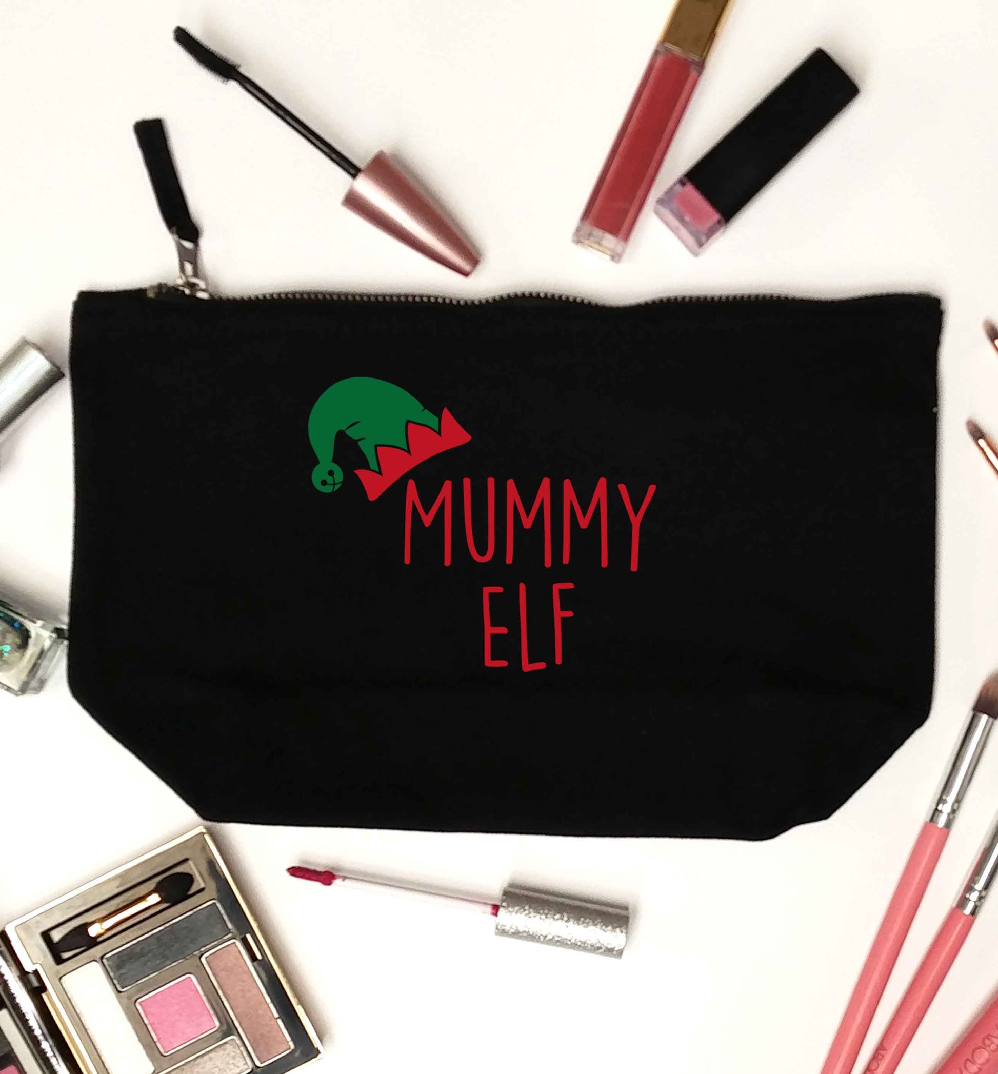 Mummy elf black makeup bag