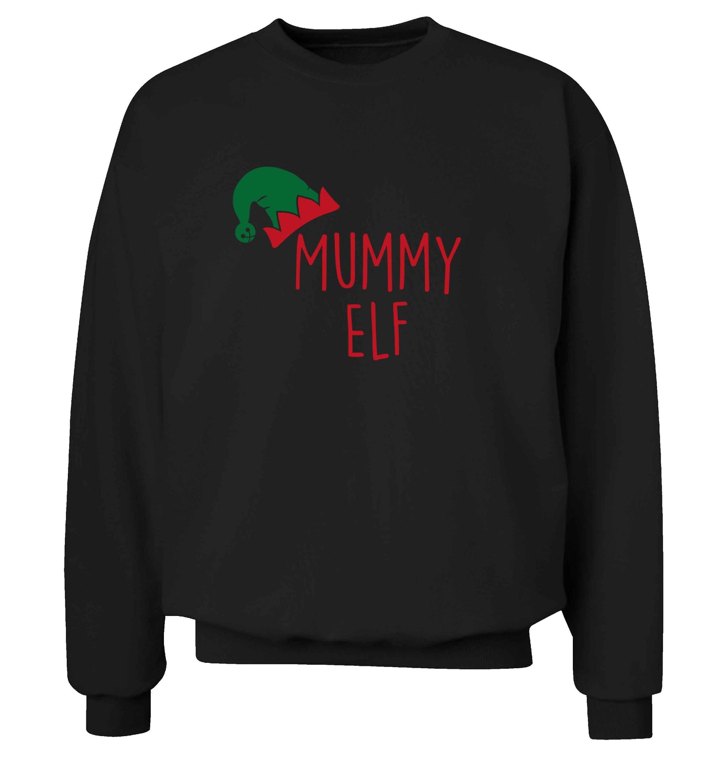 Mummy elf adult's unisex black sweater 2XL