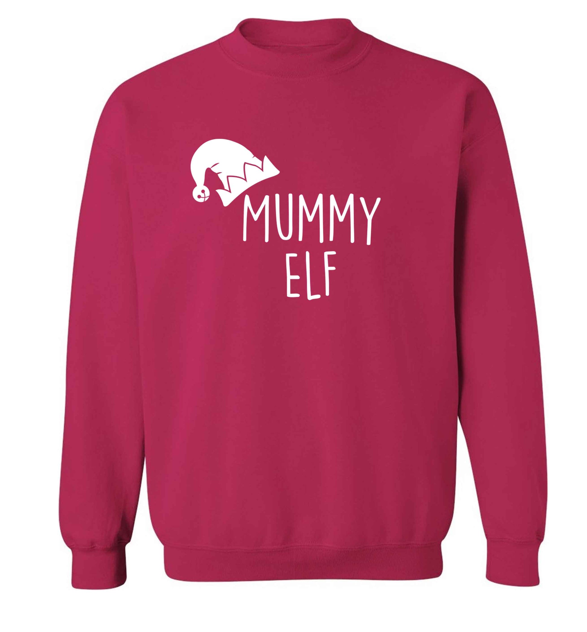 Mummy elf adult's unisex pink sweater 2XL