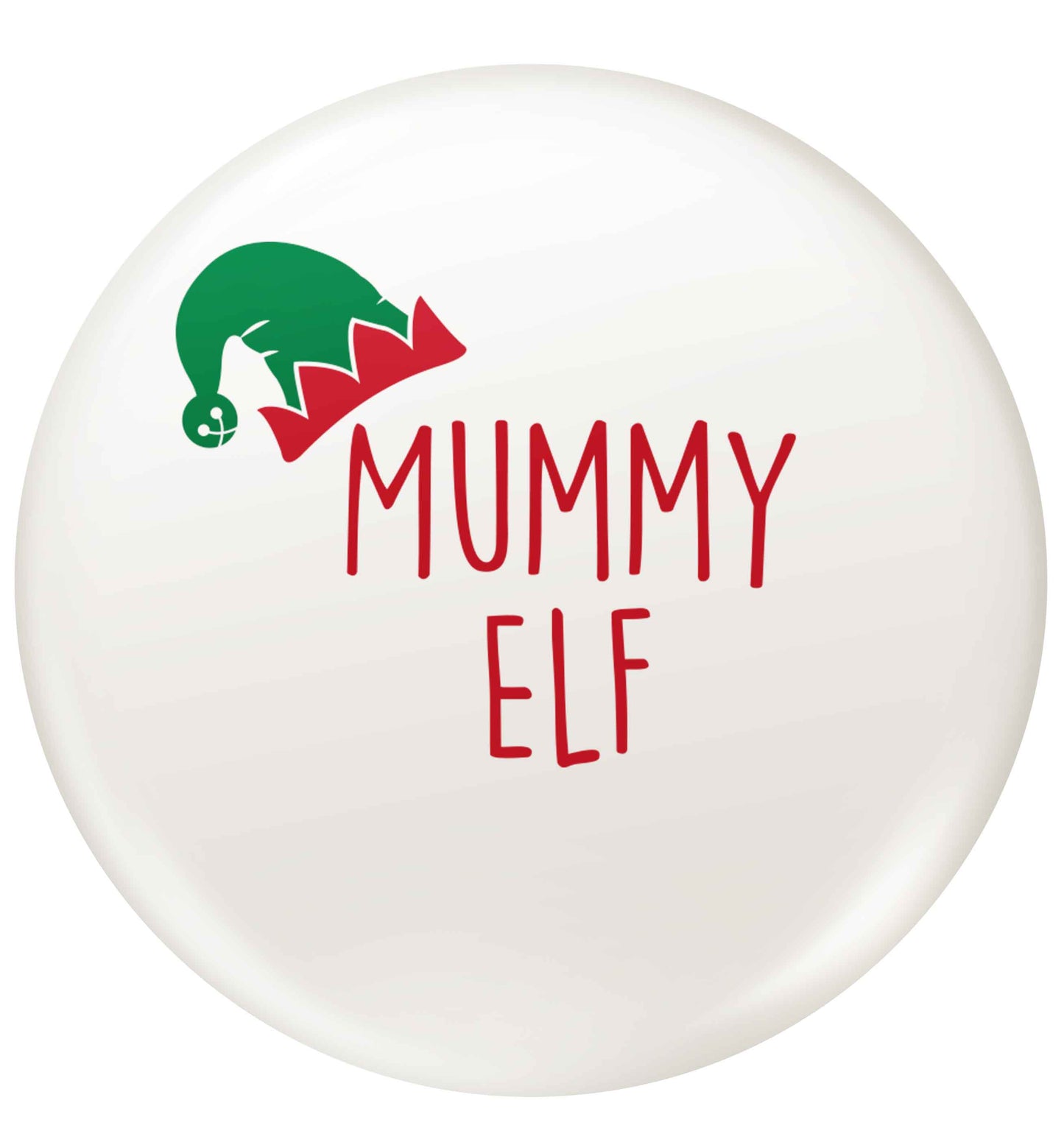 Mummy elf small 25mm Pin badge