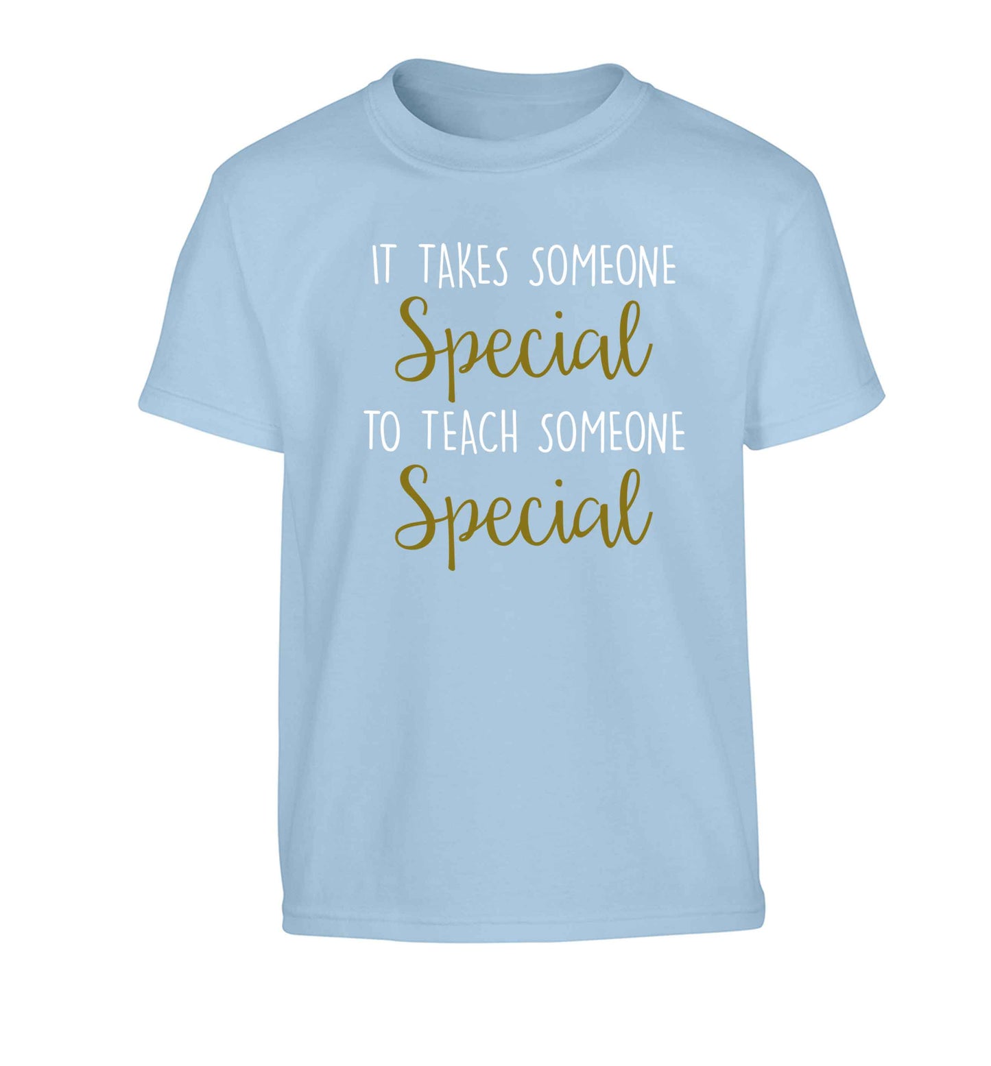 It takes someone special to teach someone special Children's light blue Tshirt 12-13 Years