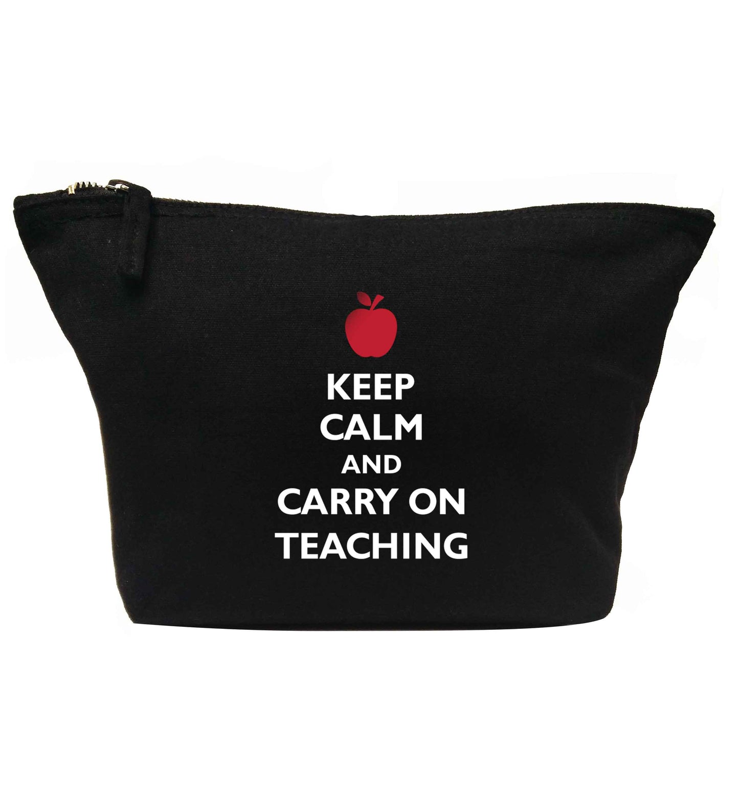 Keep calm and carry on teaching | Makeup / wash bag