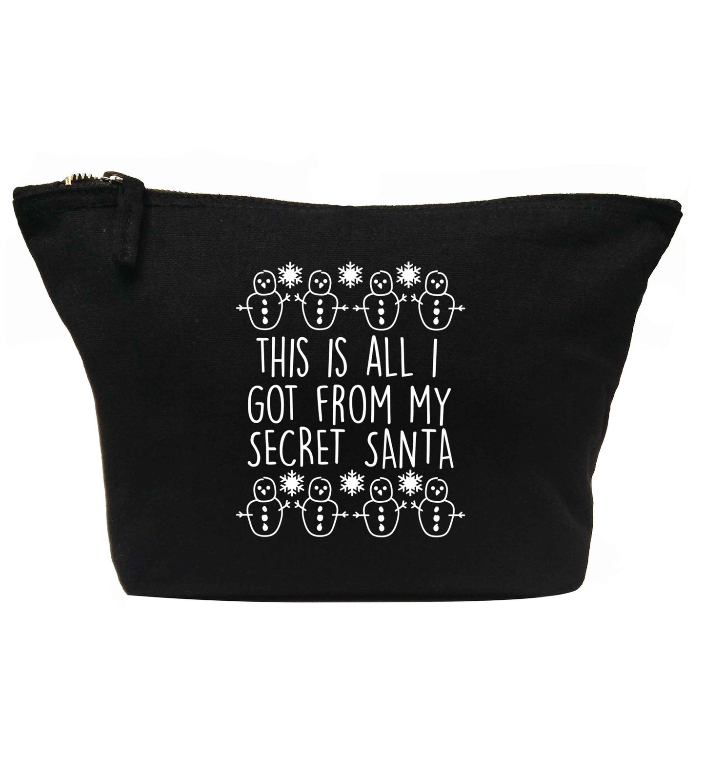 This is all I got from my secret Santa | Makeup / wash bag