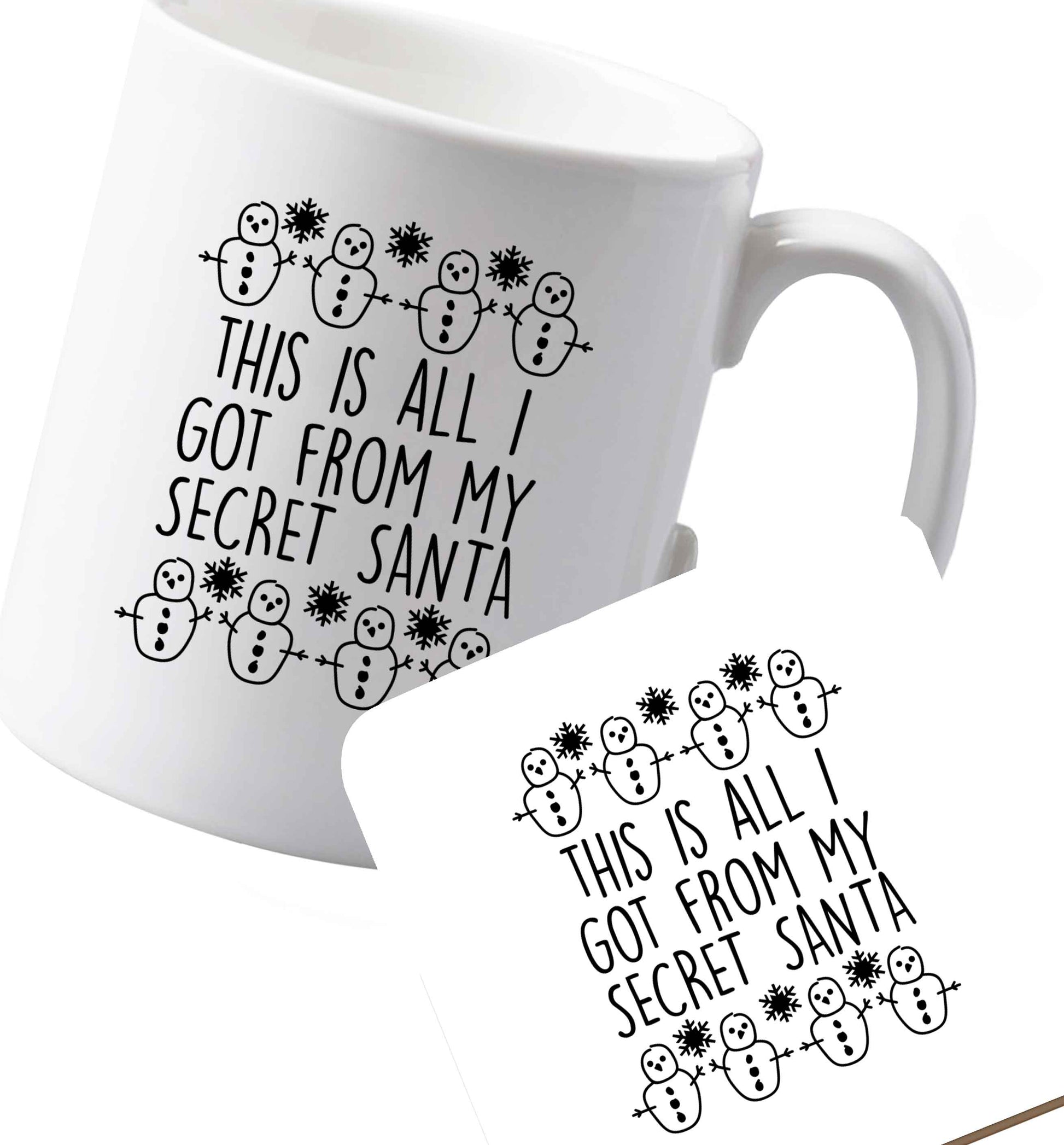 10 oz Ceramic mug and coaster Favourite Type Pan Pancake both sides