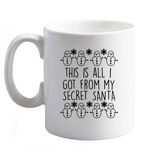 10 oz Favourite Type Pan Pancake ceramic mug right handed