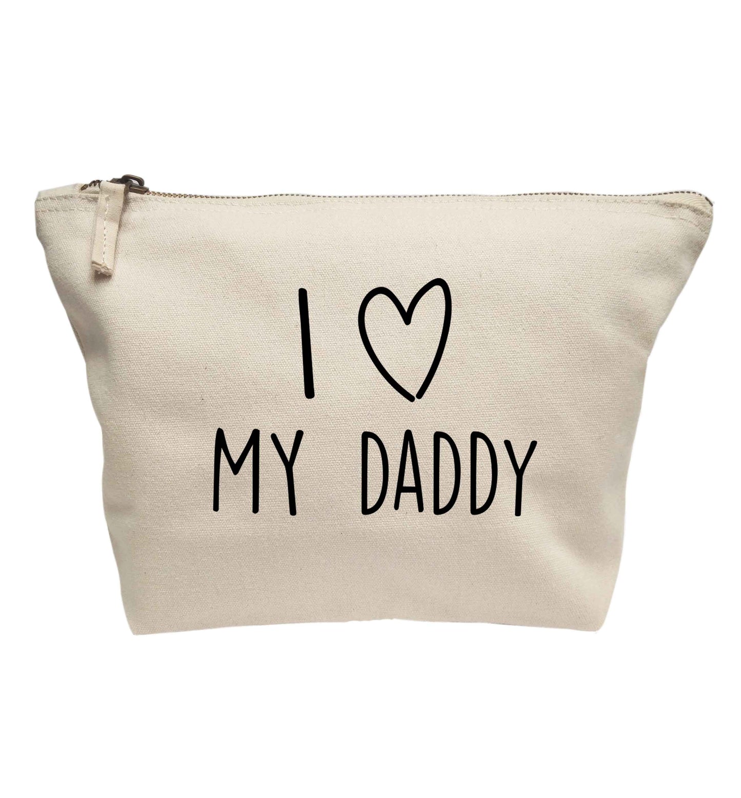 I love my daddy | Makeup / wash bag