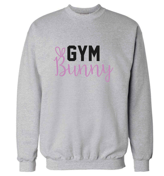 gym bunny adult's unisex grey sweater 2XL