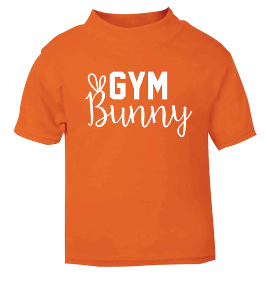 gym bunny orange baby toddler Tshirt 2 Years