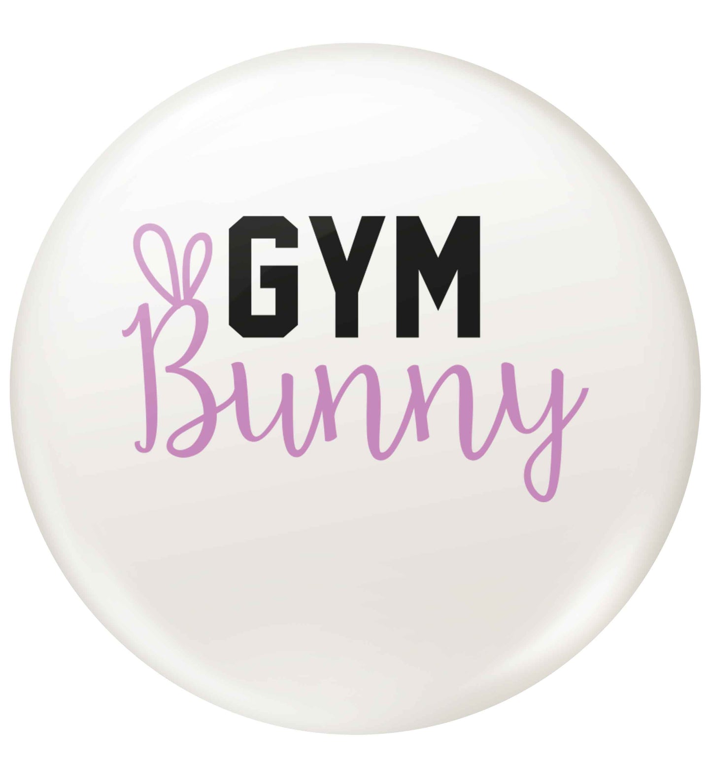 gym bunny small 25mm Pin badge