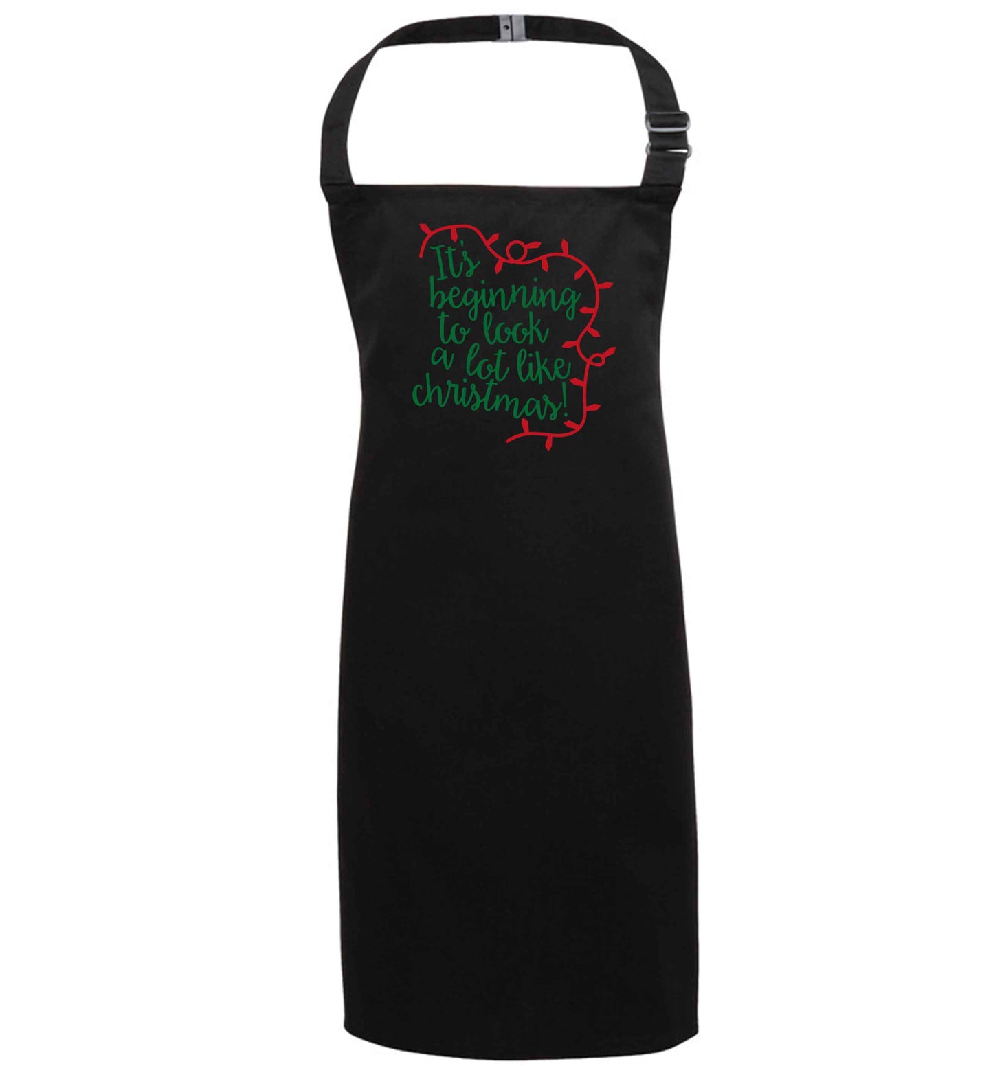 It's beginning to look a lot like Christmas black apron 7-10 years